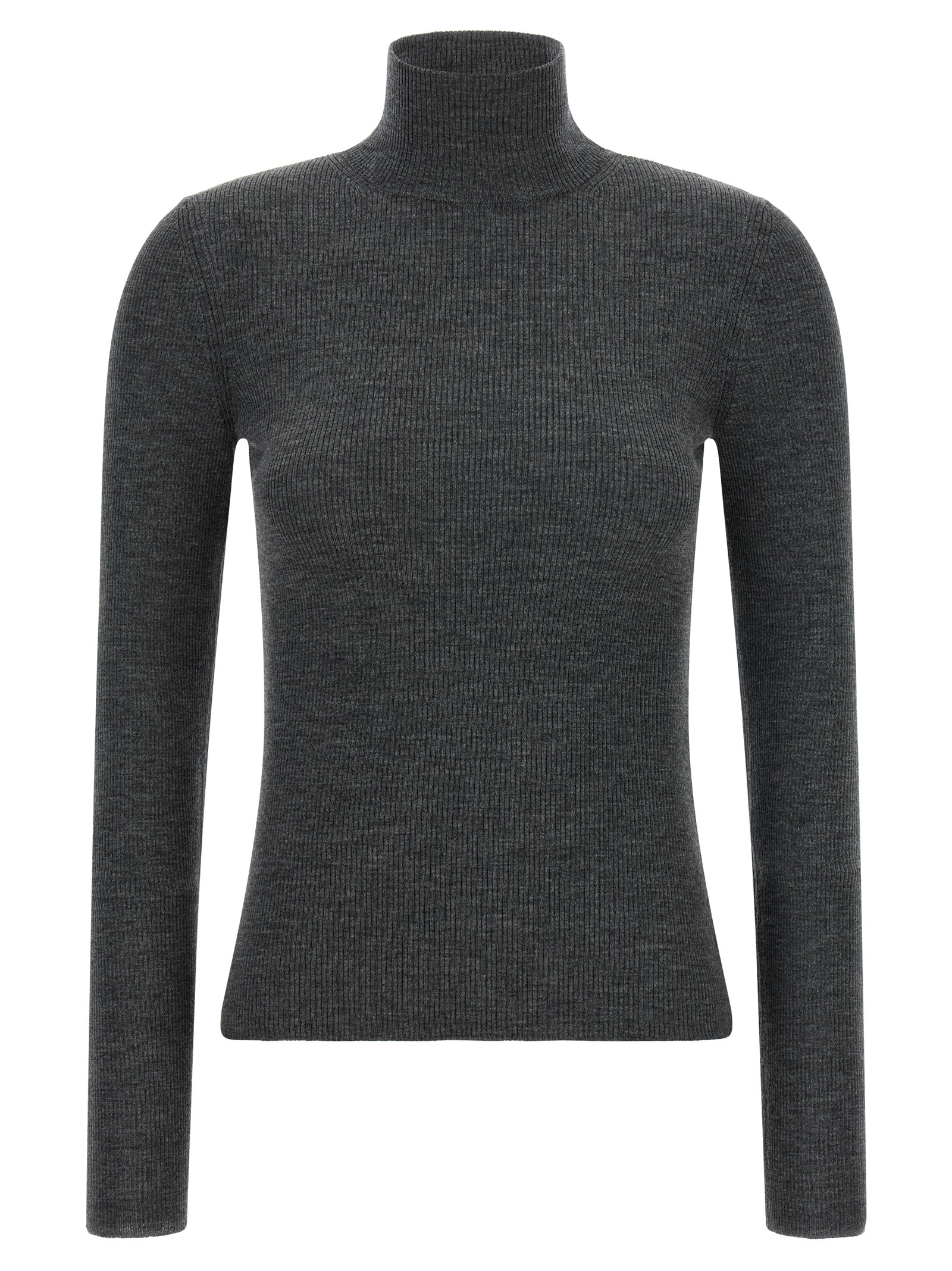 Gray Virgin Wool Cardigan