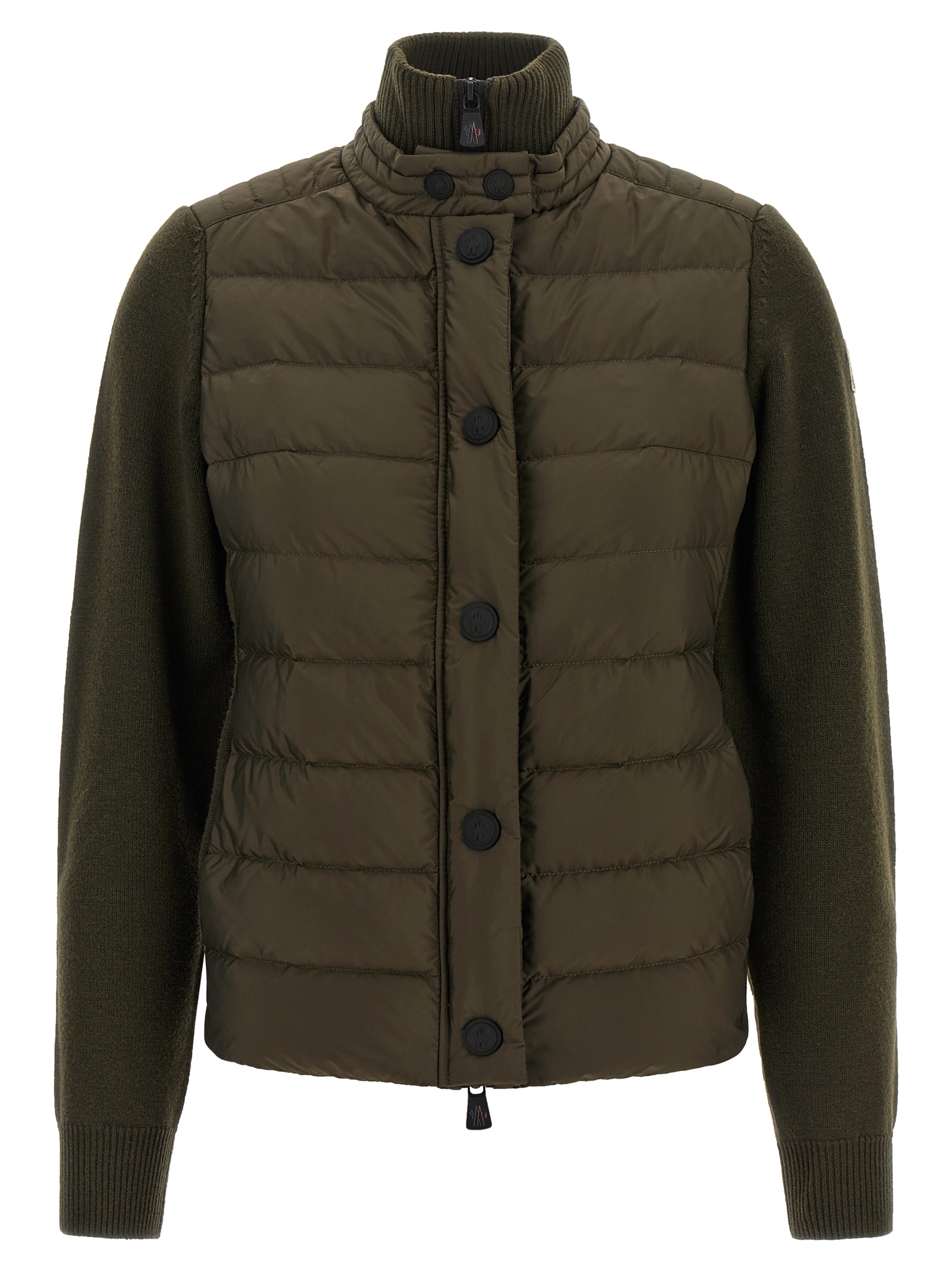 Bicolor Polyamide Cardigan