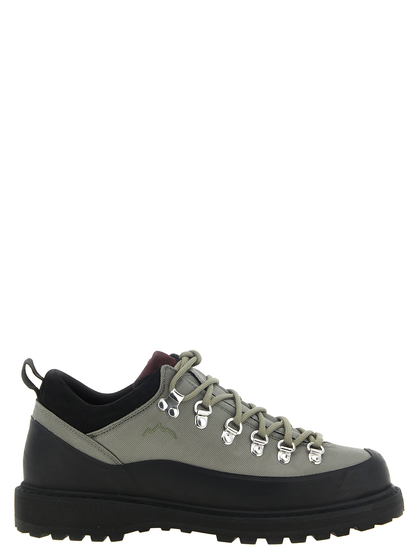 Bicolor Polyester Ankle Boots