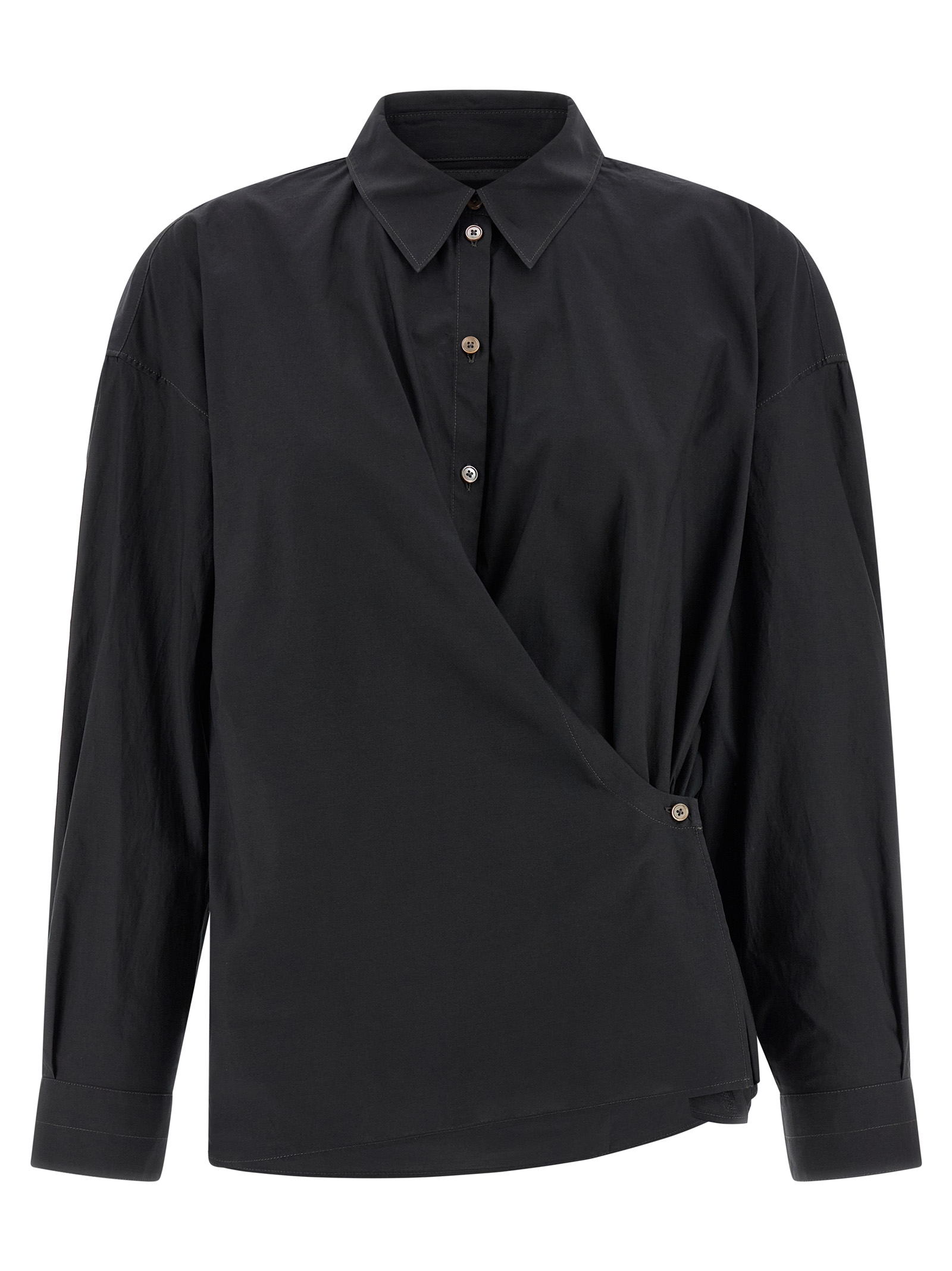 Black Cotton Blouse