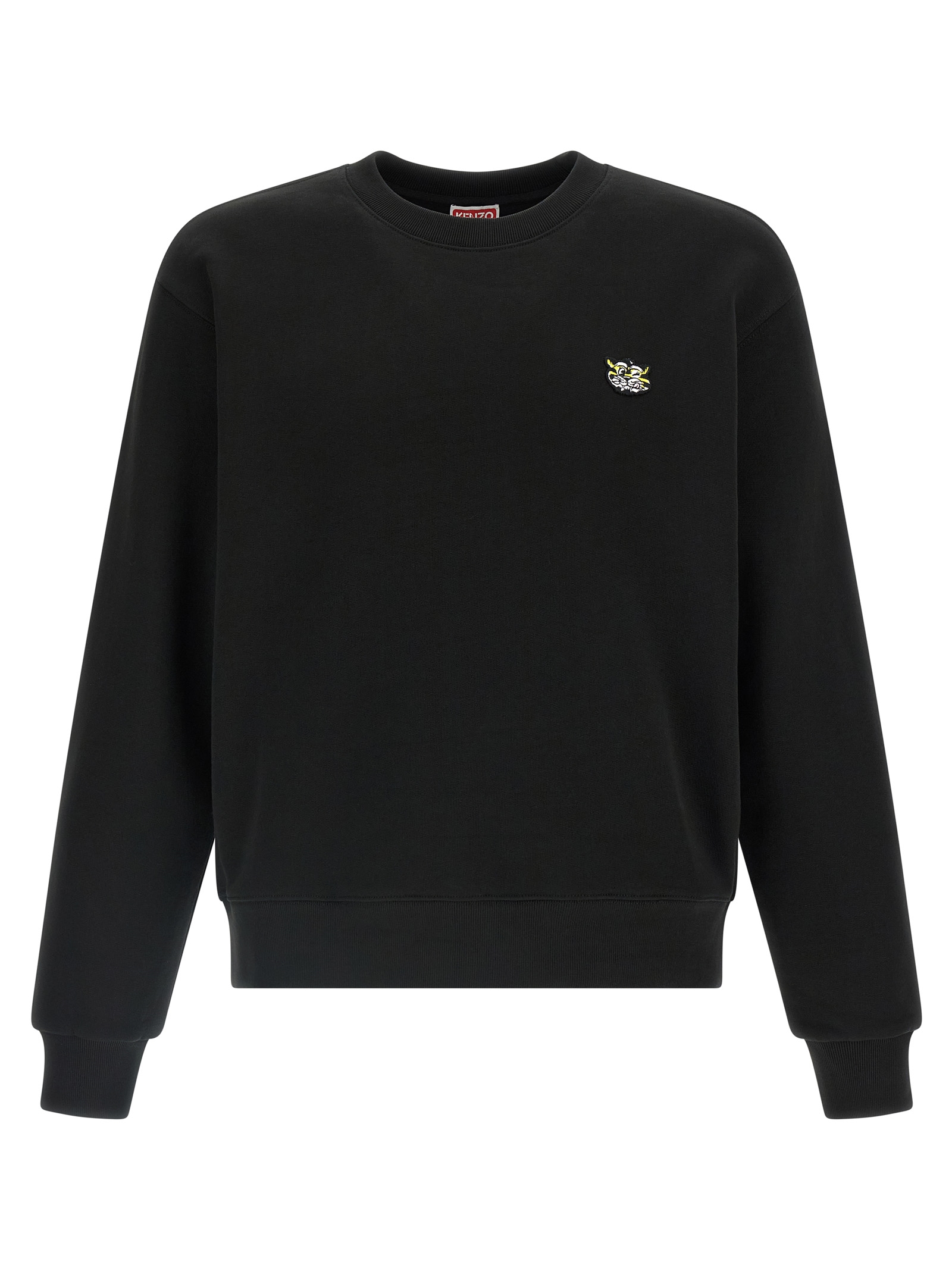 Black Cotton Sweatshirt