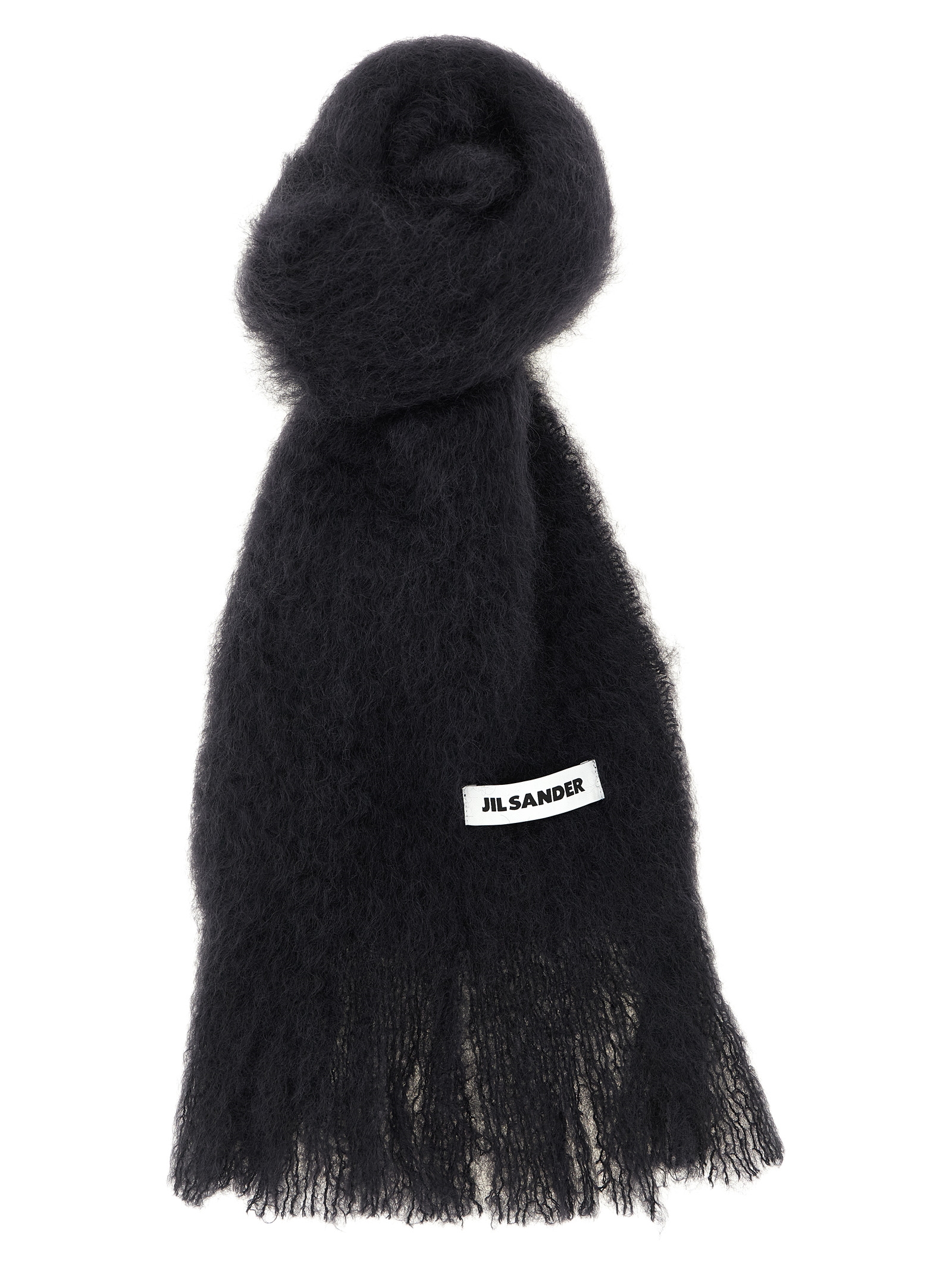 Black Wool Scarf