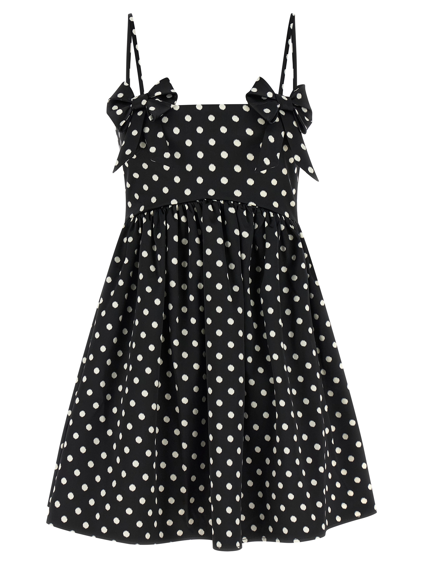 Ganni Black Polyester Short Women's Dress