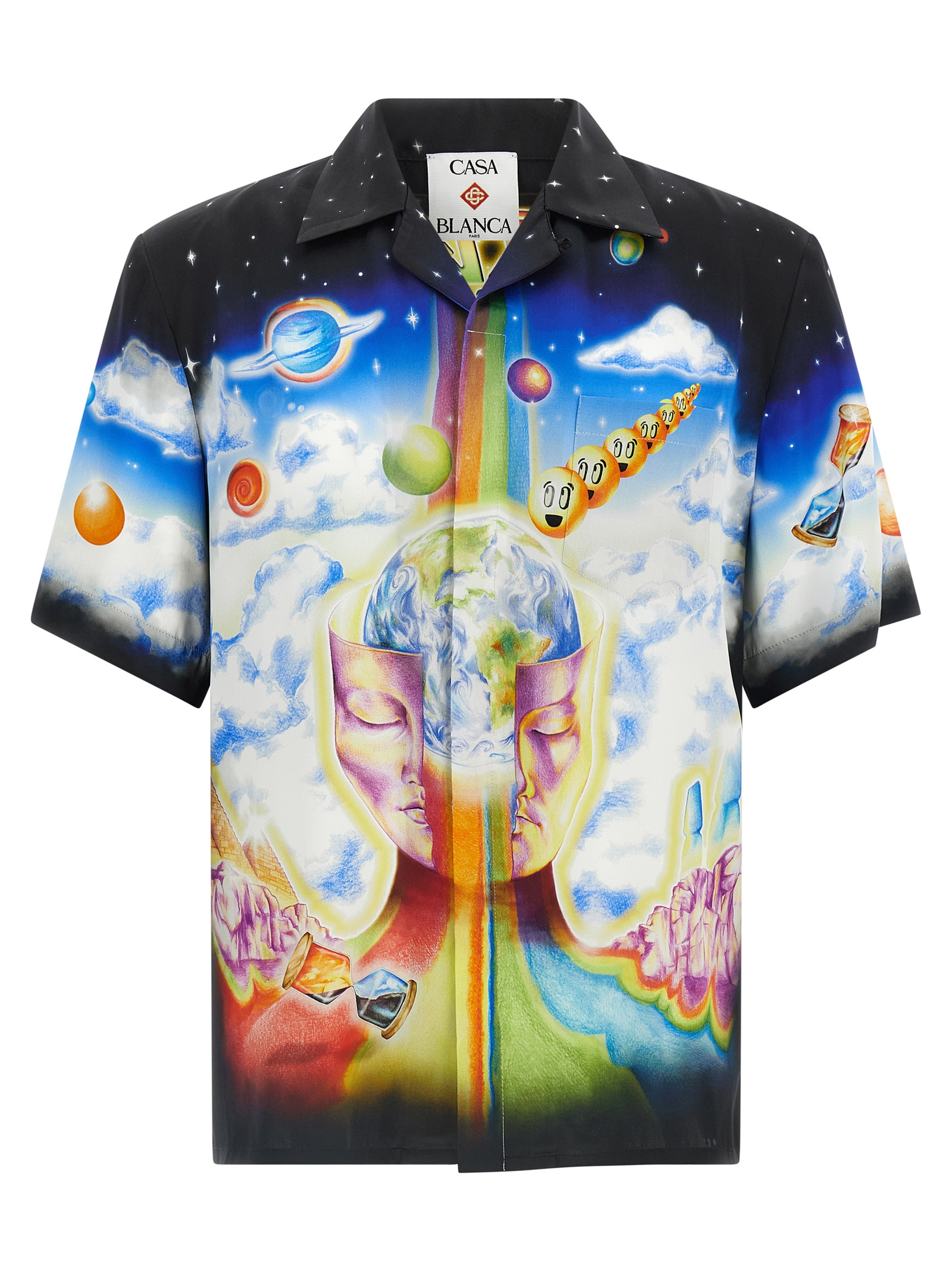Multicolor Silk Blouse