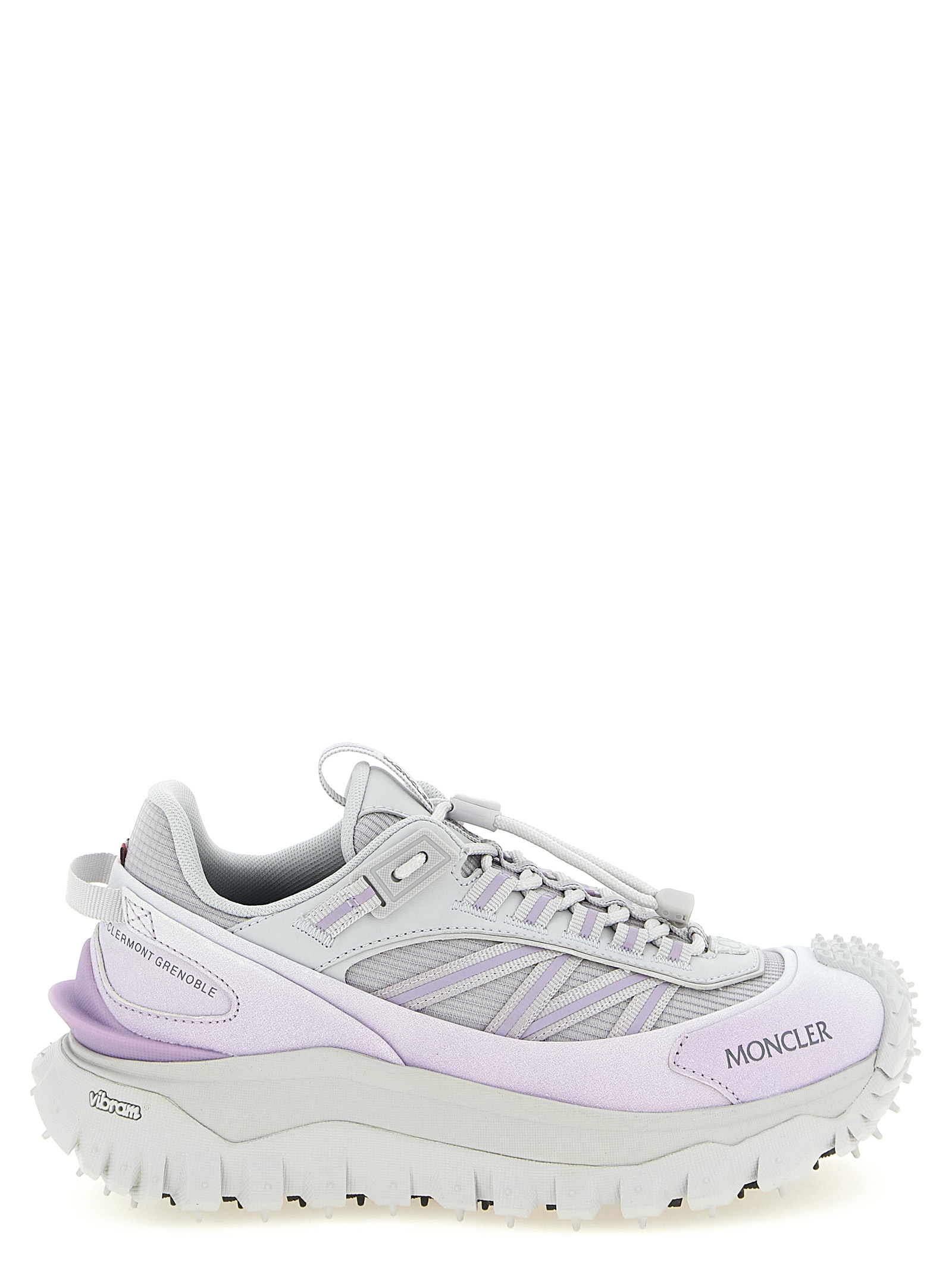 Purple Polyester Athletic Sneakers