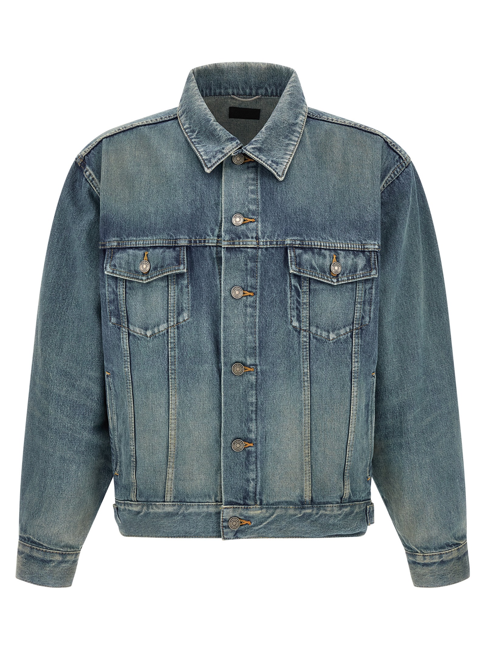 Blue Cotton Denim Jacket