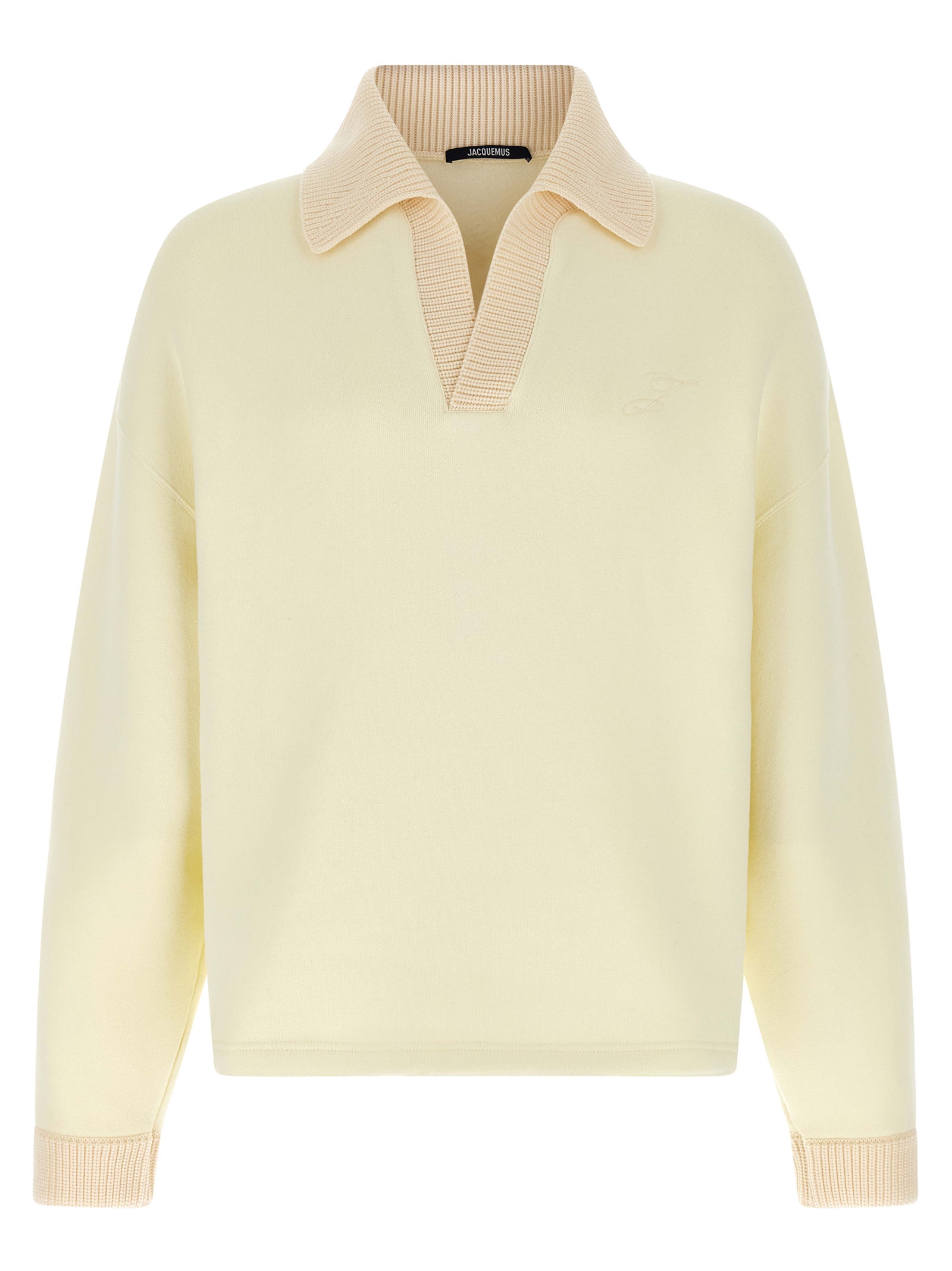 Beige Cotton Sweatshirt