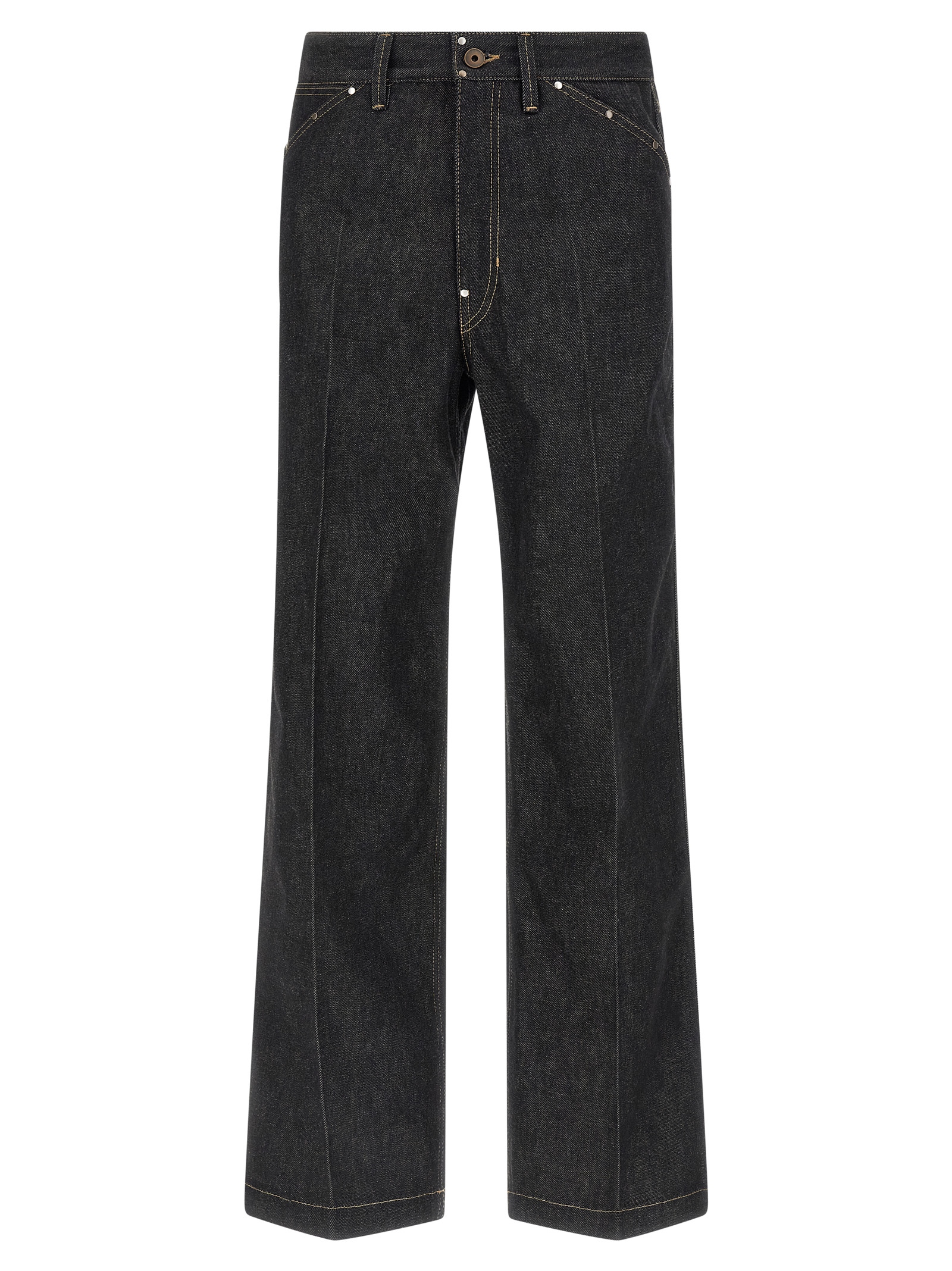 Black Cotton Jeans Denim