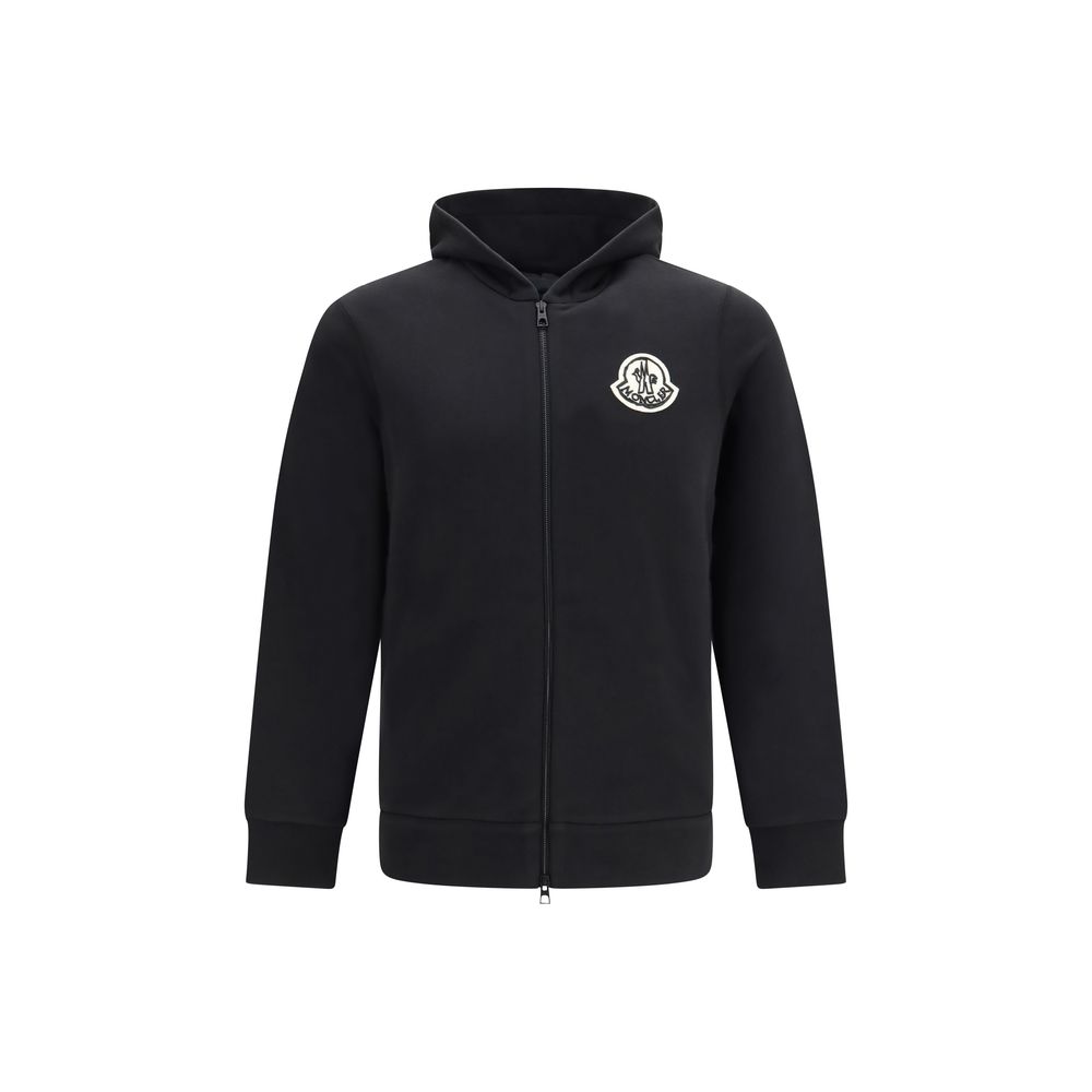 Black Cotton Sweatshirt