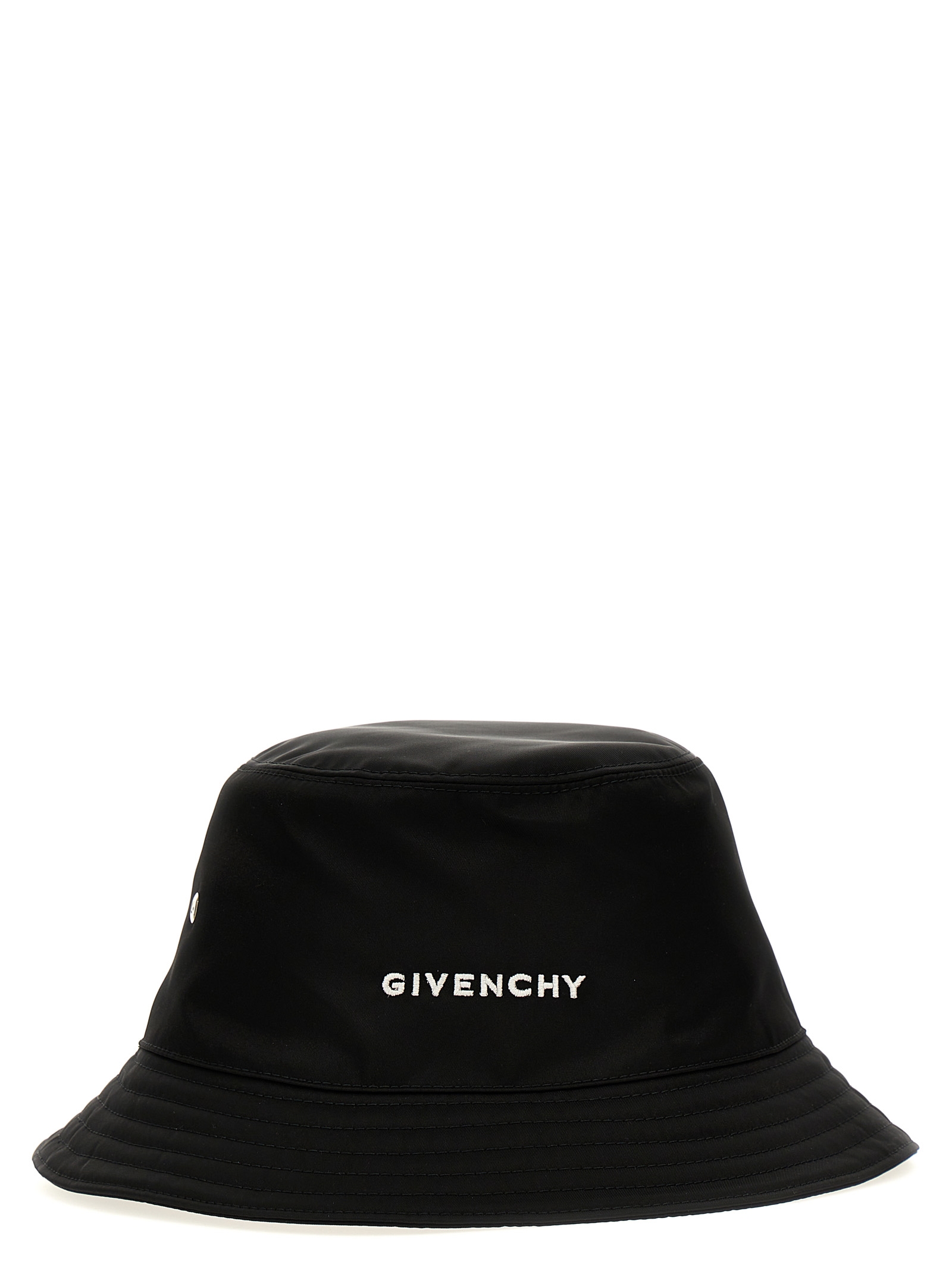 Black Polyamide Bucket Hat