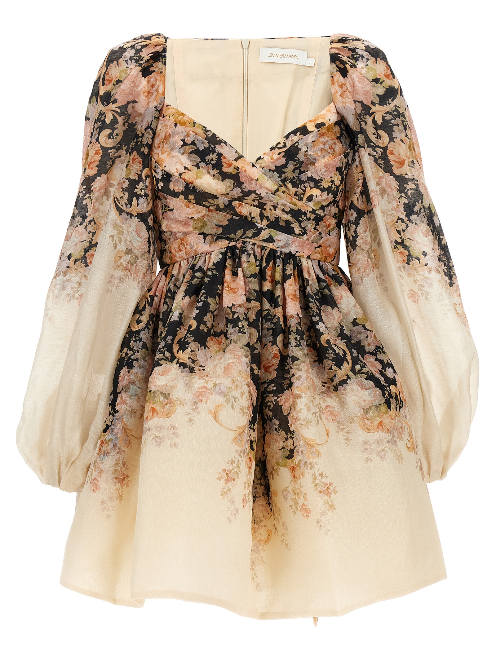 Zimmermann Multicolor Linen Casual Women's Dress
