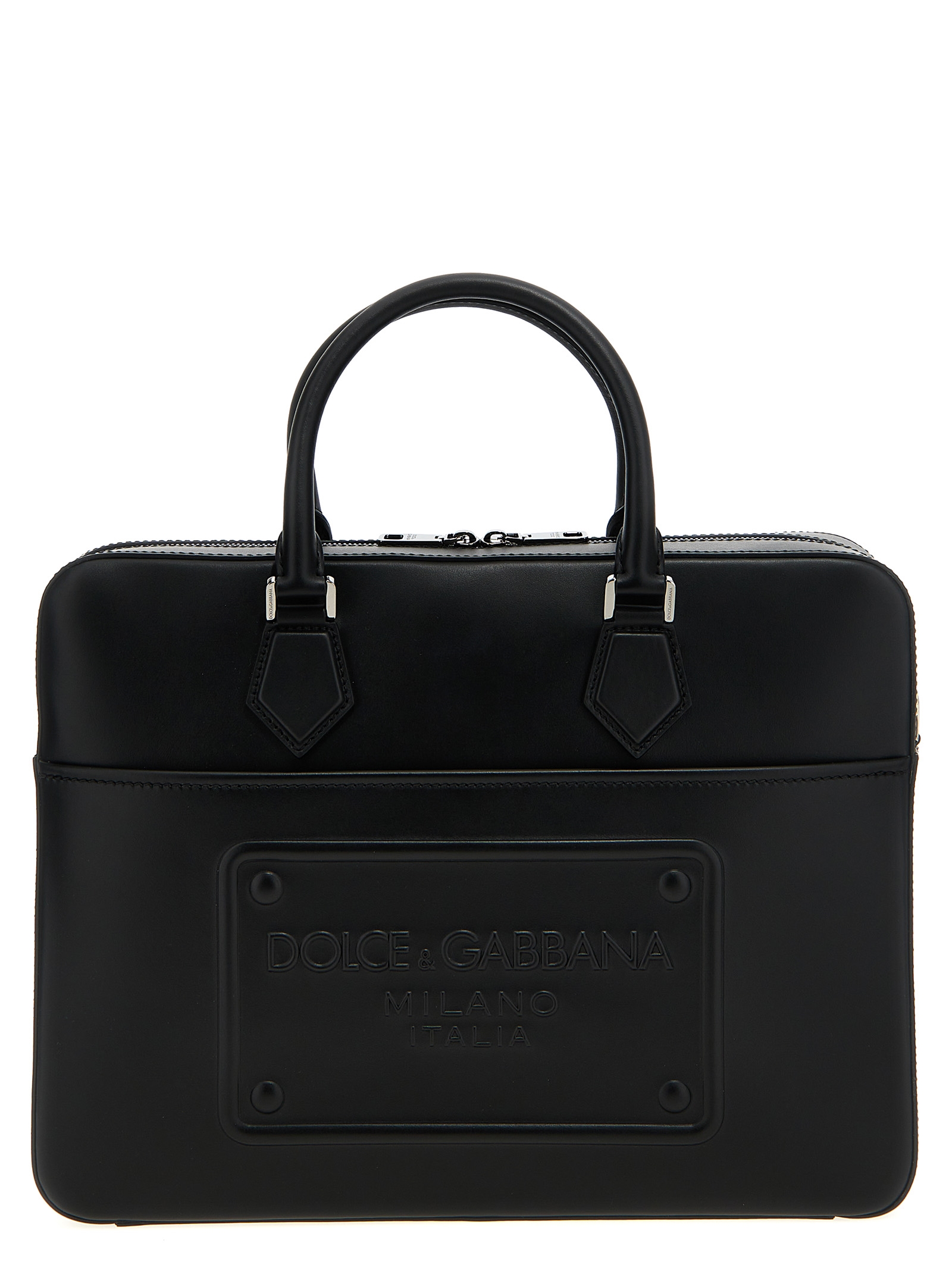 Black Lamb Leather Tote Bag