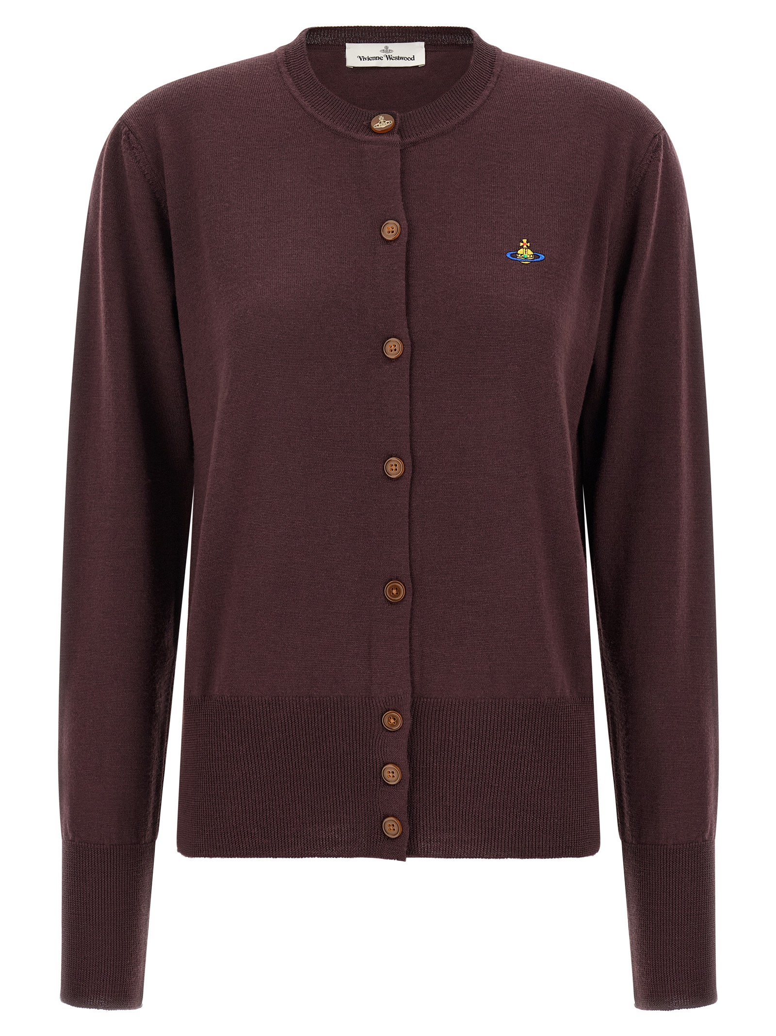 Bordeaux Wool Cardigan