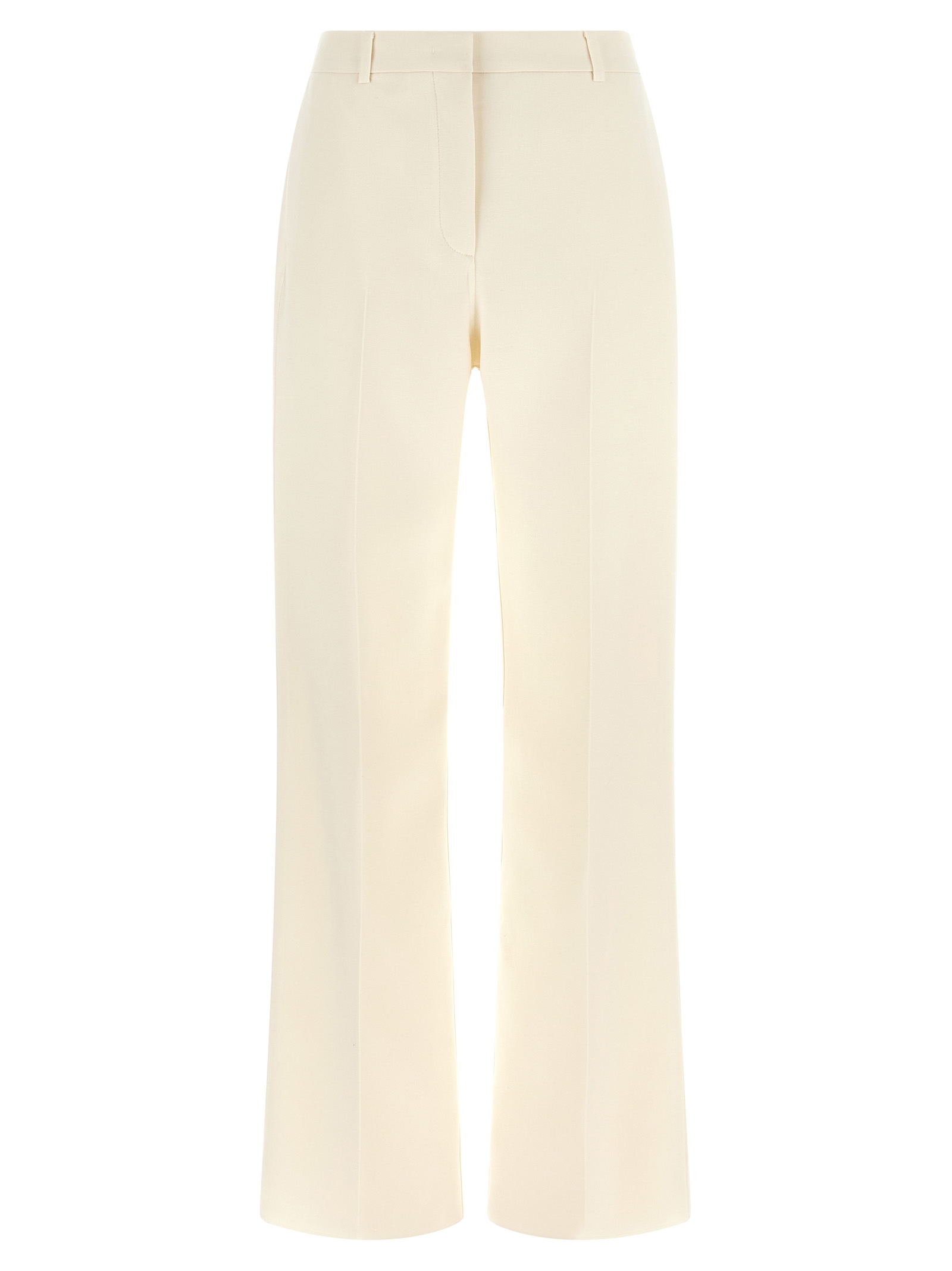 White Virgin Wool Dress Pants
