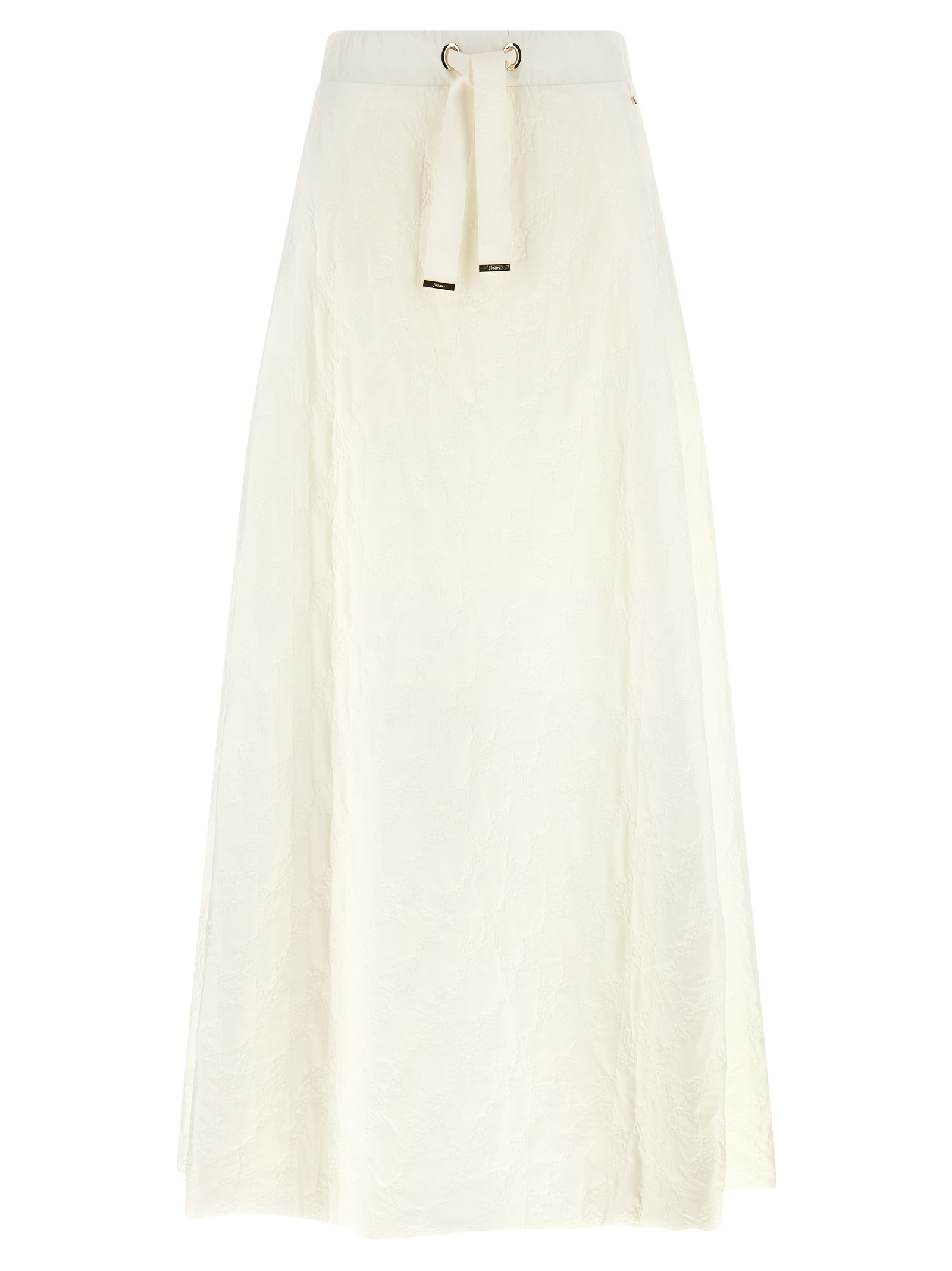 White Polyamide Mini Skirt