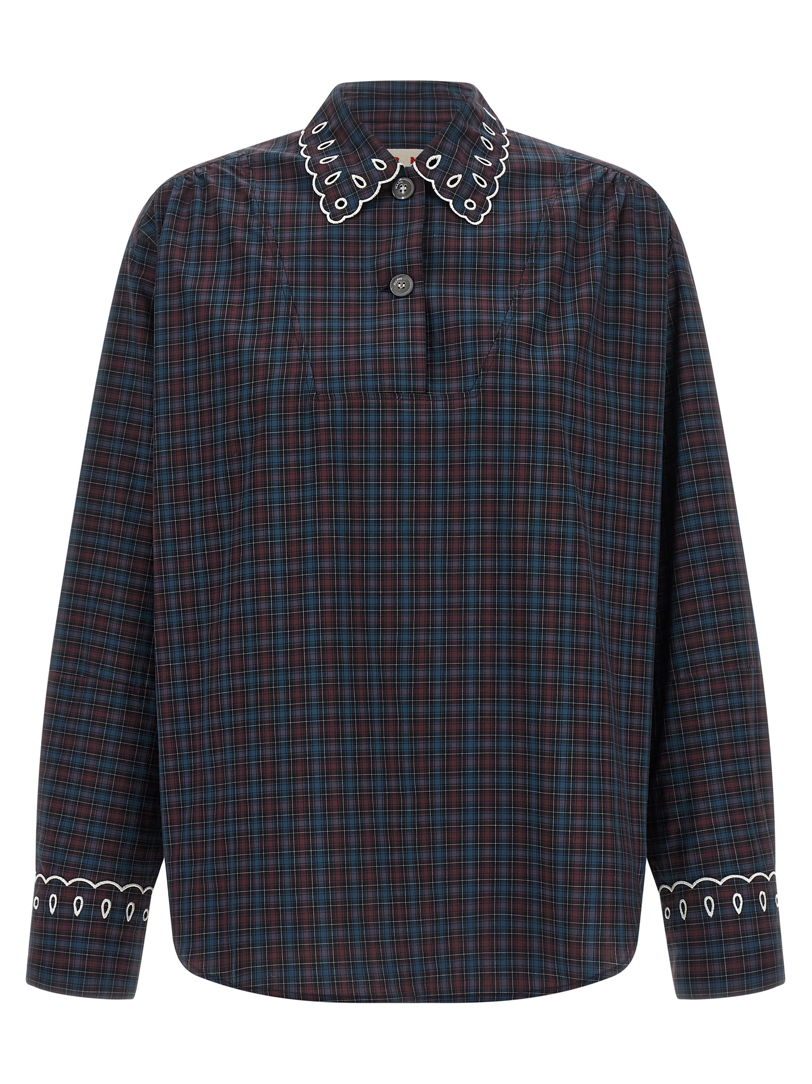Blue Cotton Blouse