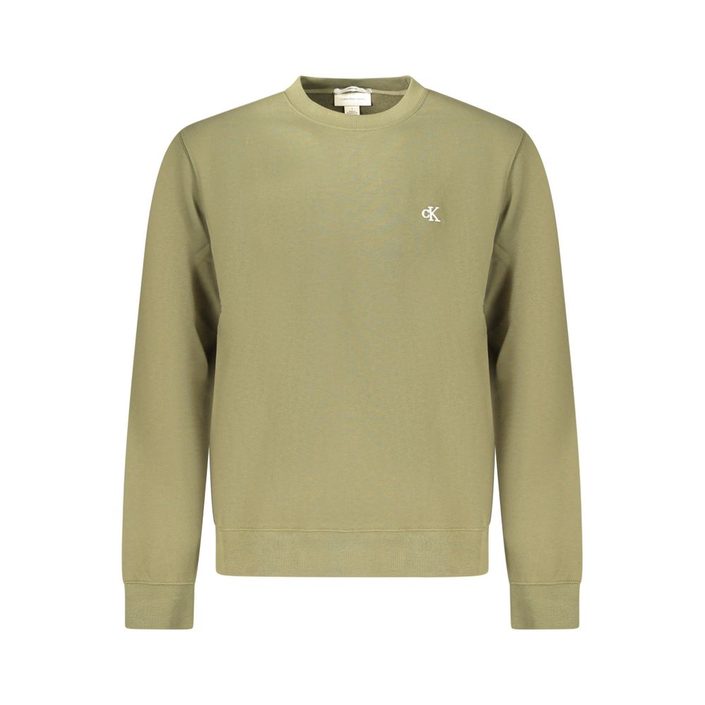 Green Cotton Men's Sweatshirt