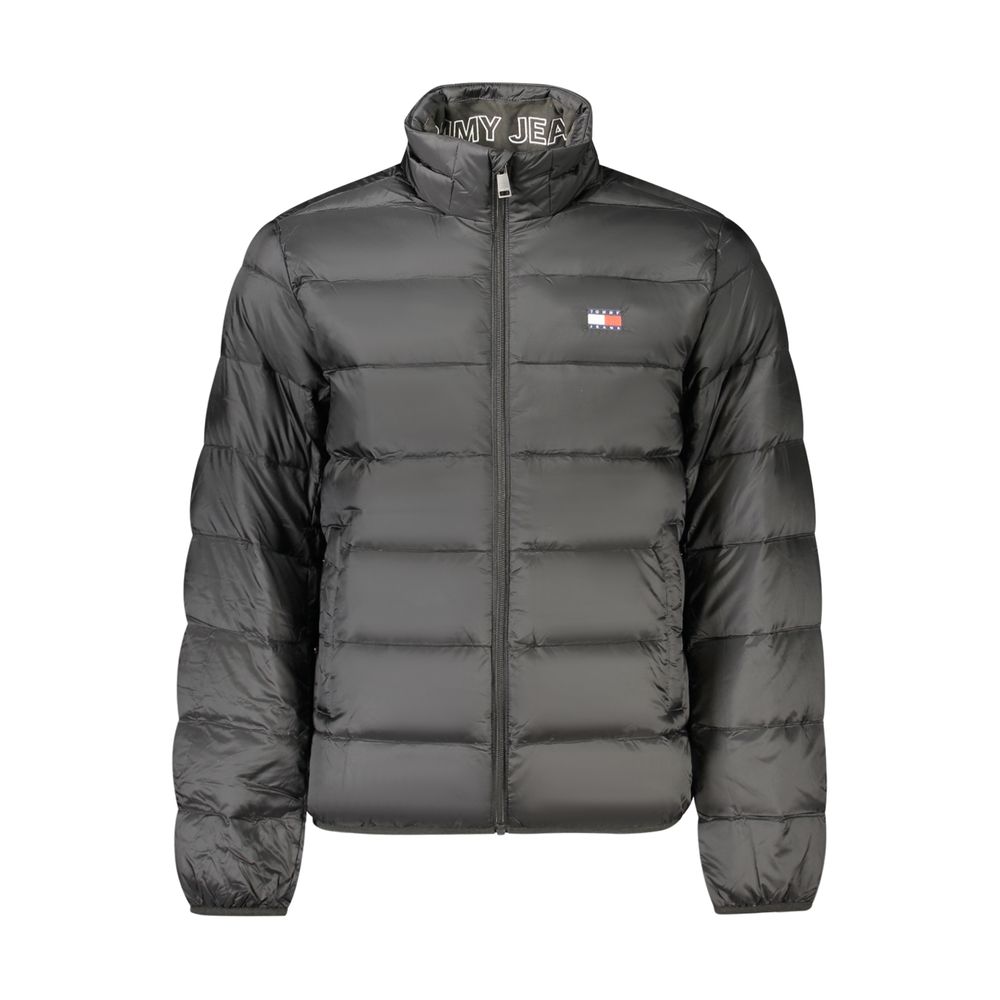 Tommy Hilfiger Quilted Polyester Down Jacket — Black