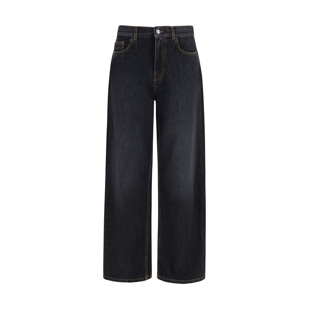Black Cotton Jeans Denim
