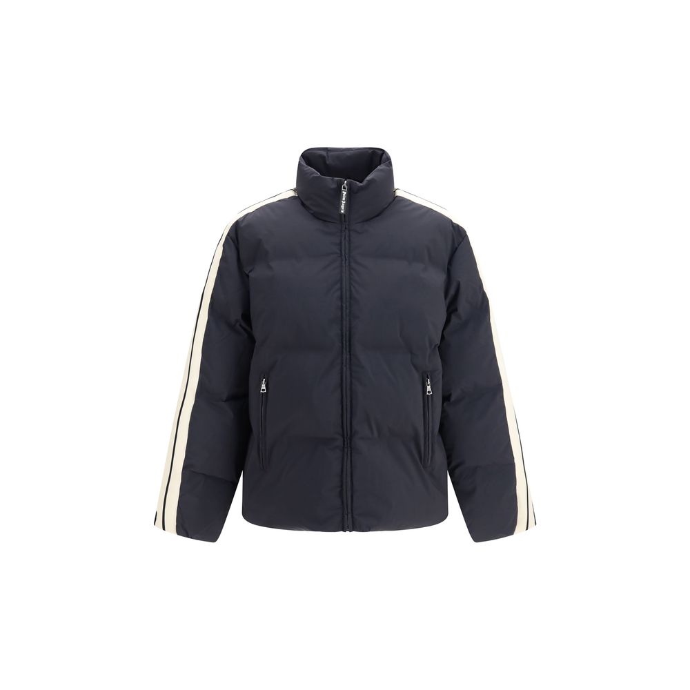 Black Polyamide Full-Length Jacket