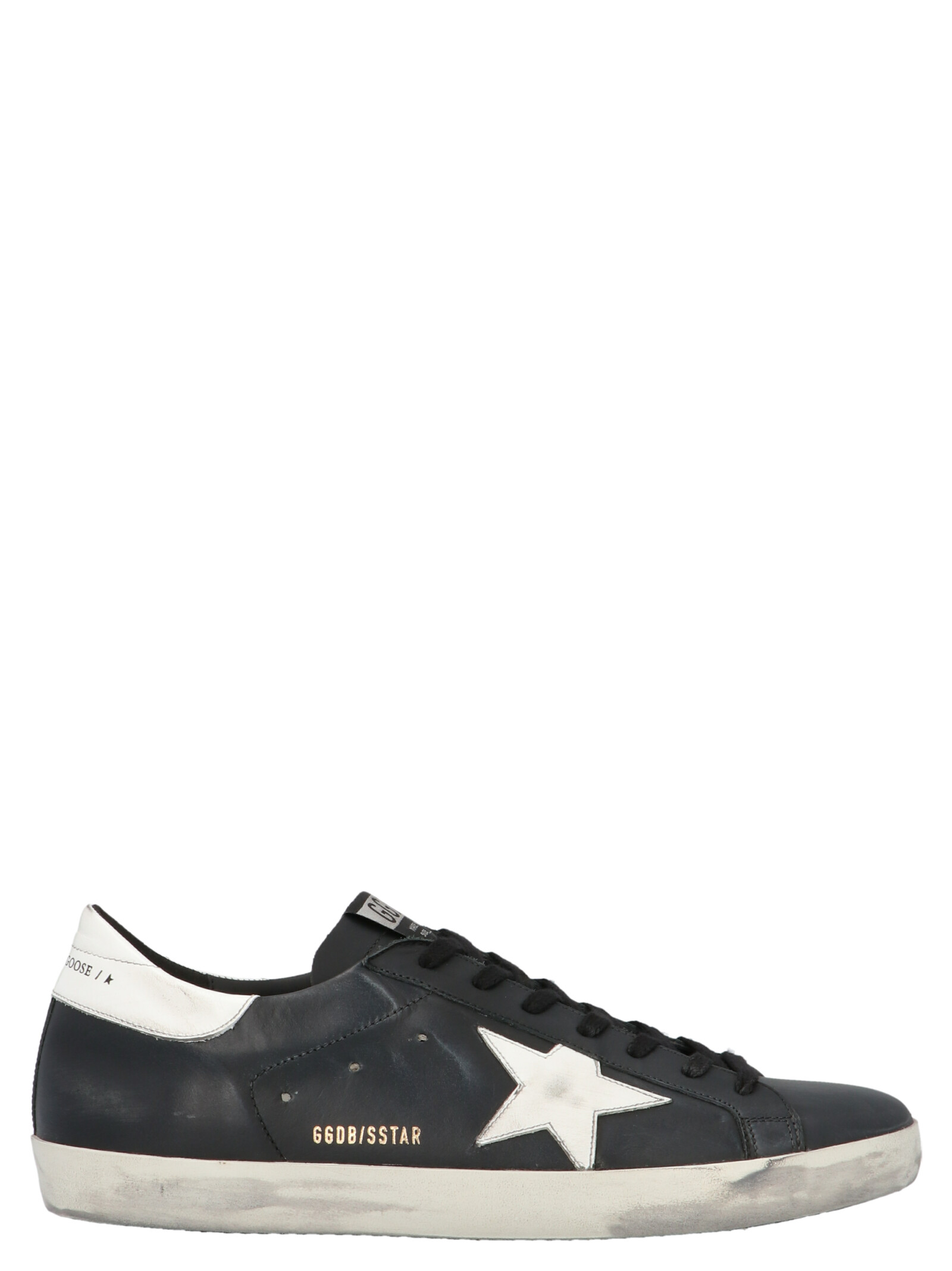 Black Cowhide Low Top Sneakers