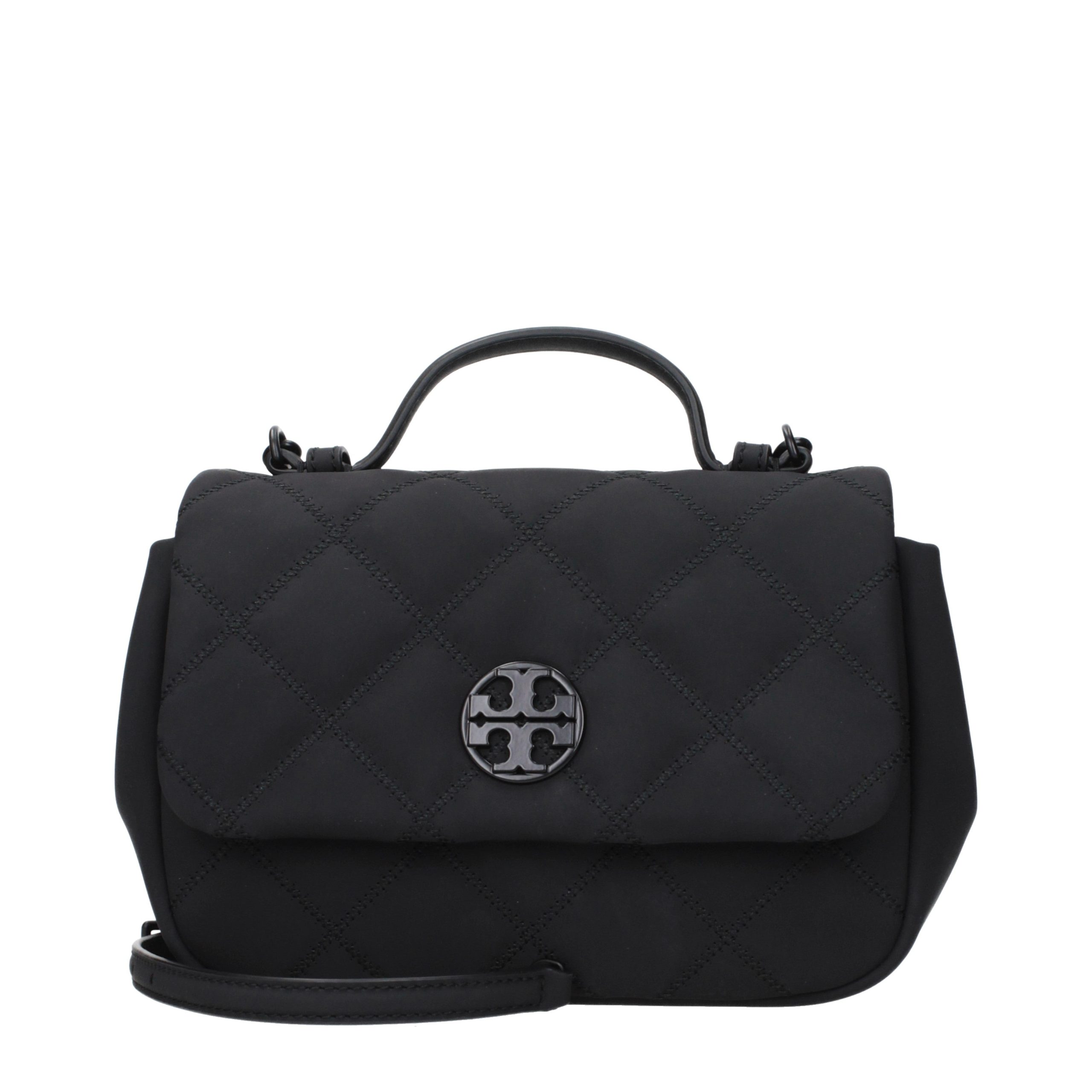 Black Fabric Handbag