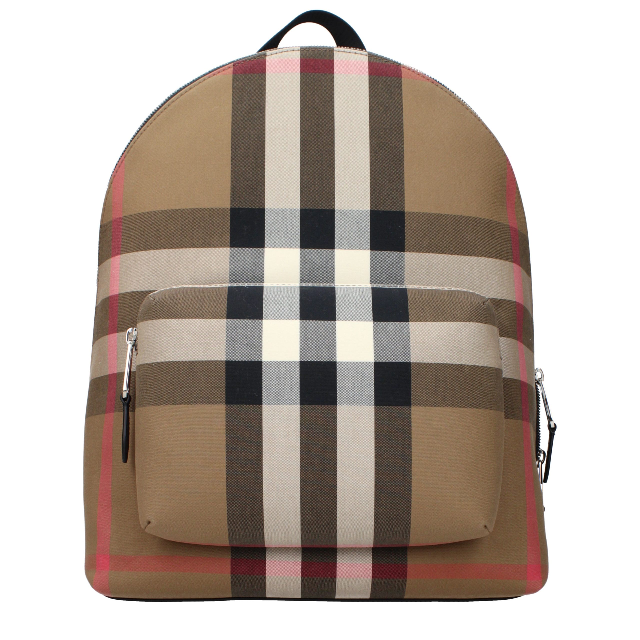 Beige Fabric Backpack
