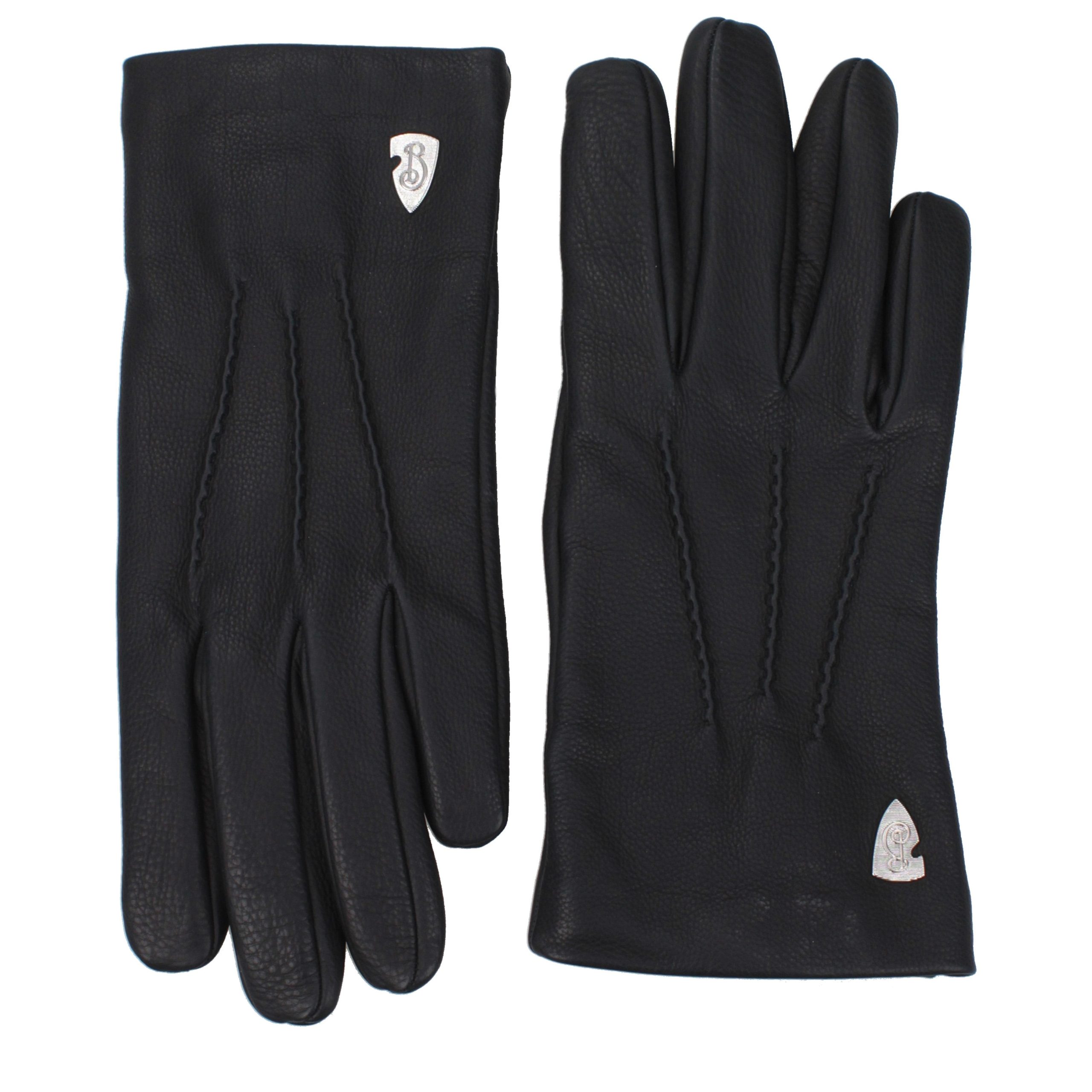 Black Leather Gloves