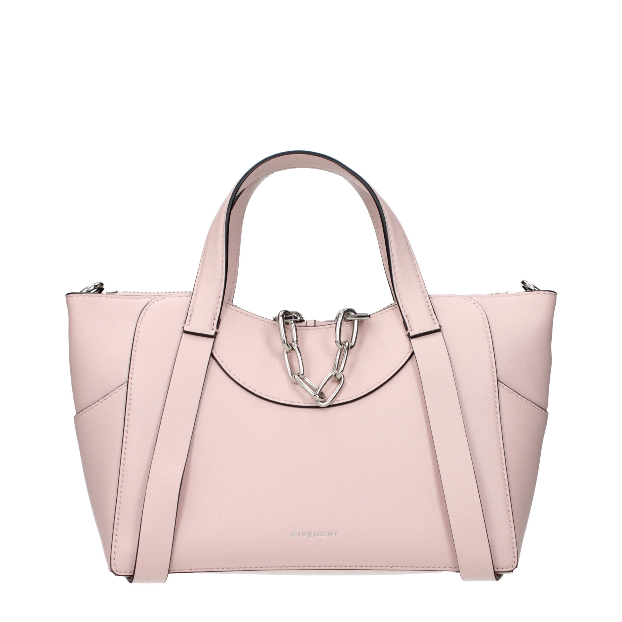 Pink Leather Handbag