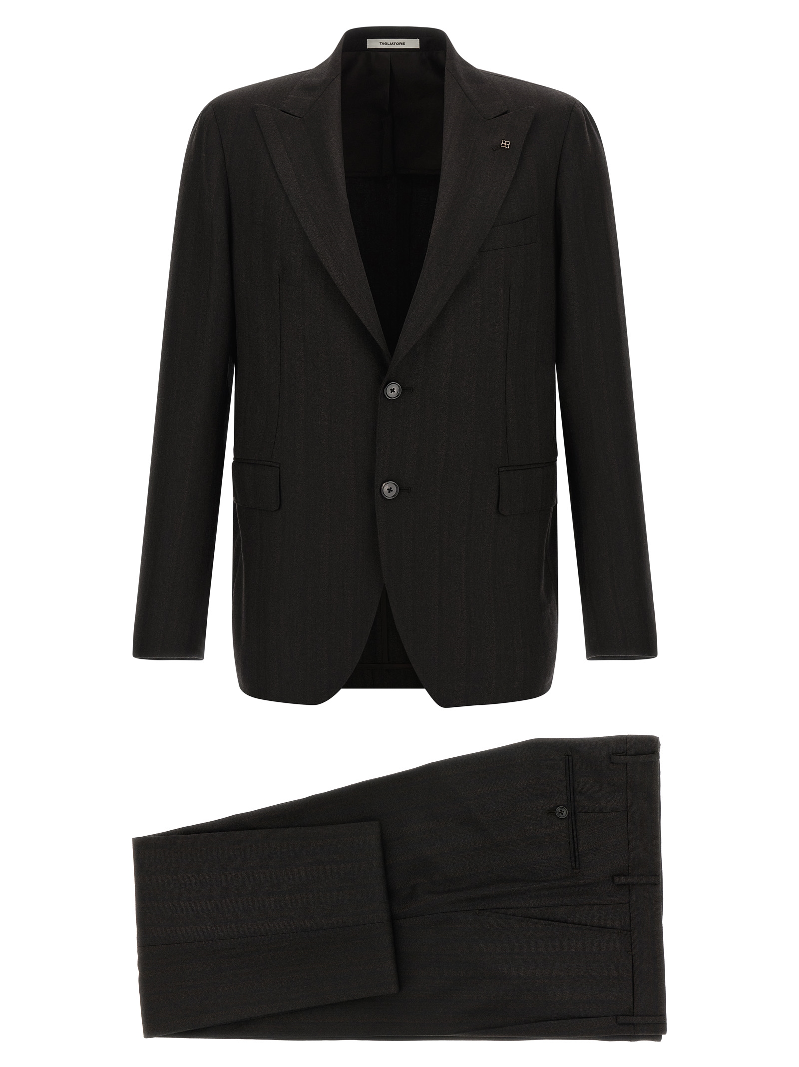 Gray Wool Two-Piece Suit