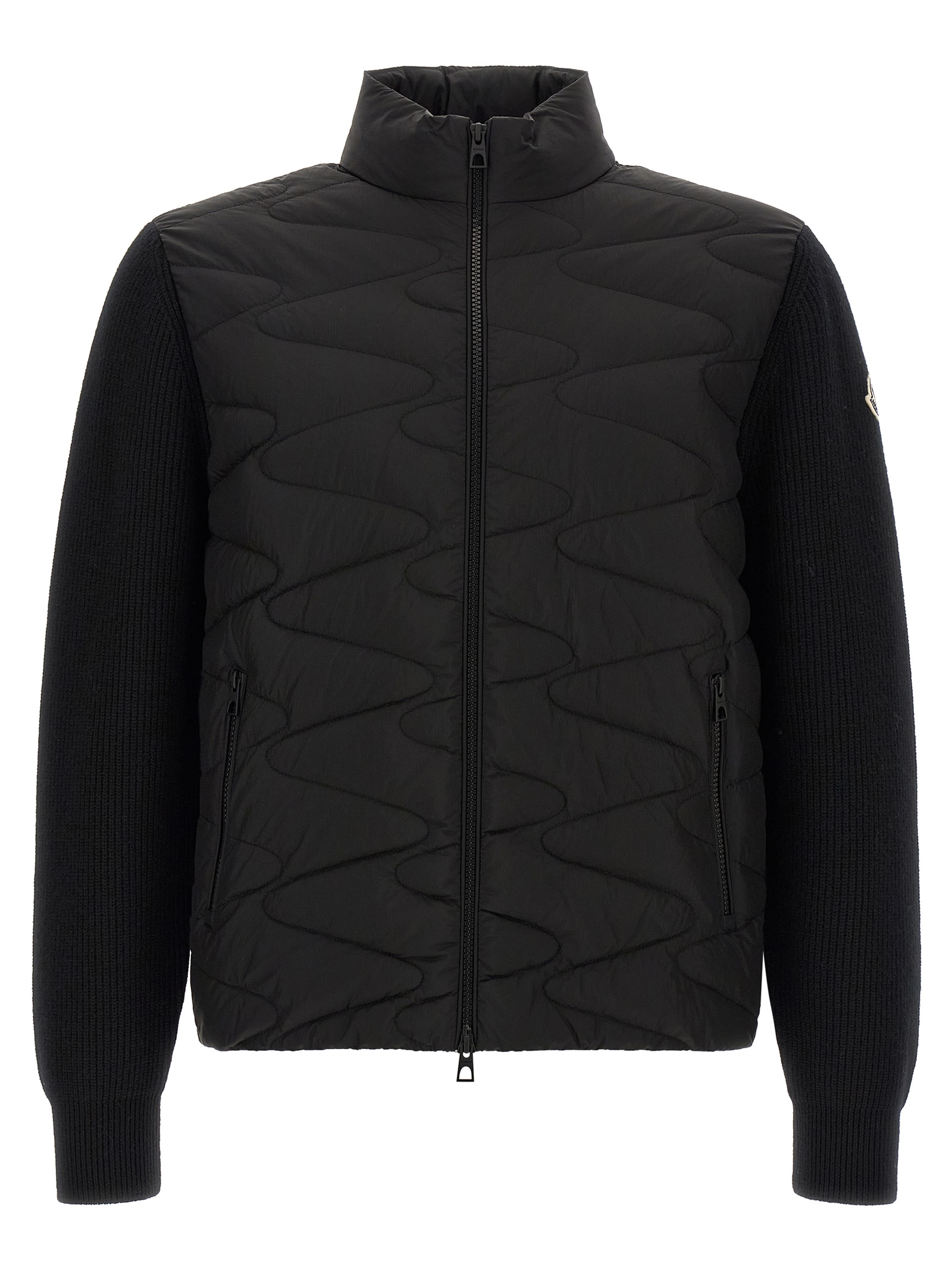 Black Polyamide Cardigan