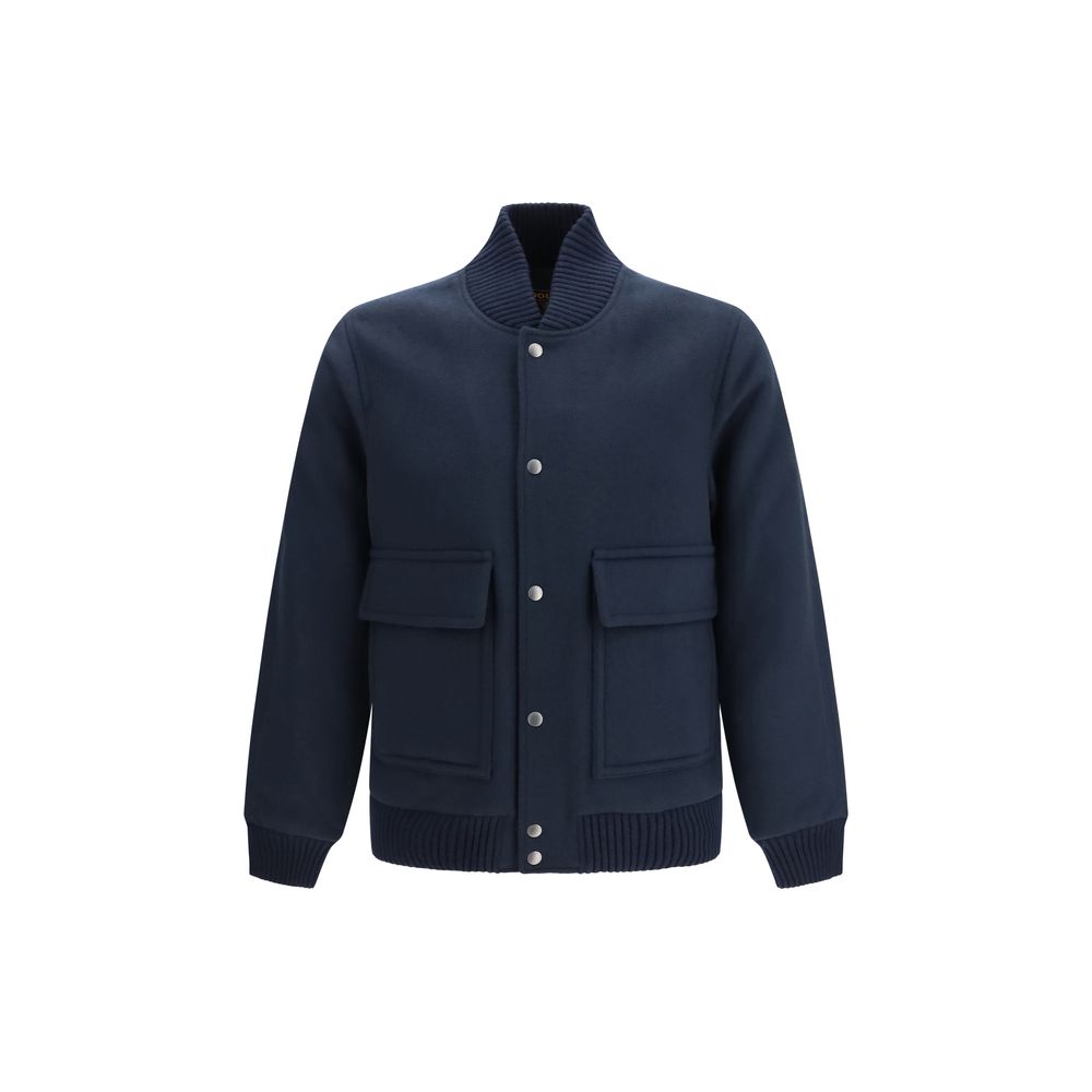 Blue Wool Oves Aries Bomber