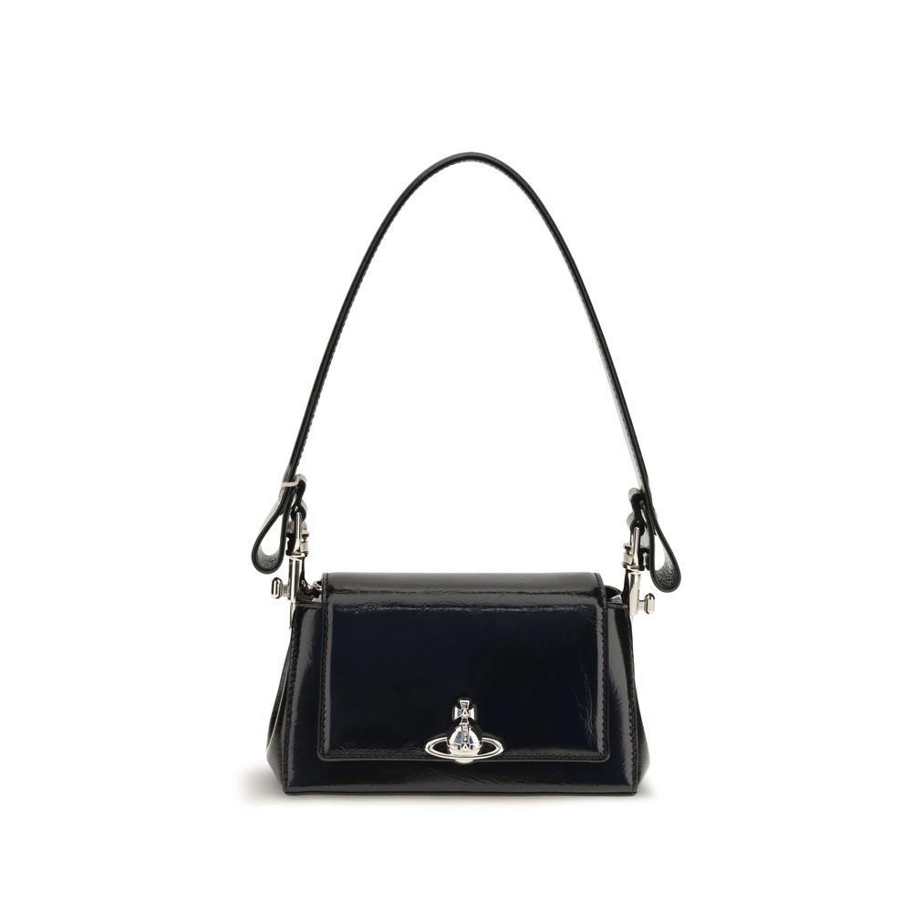 Black Calf Leather Bos Taurus Shoulder Bag