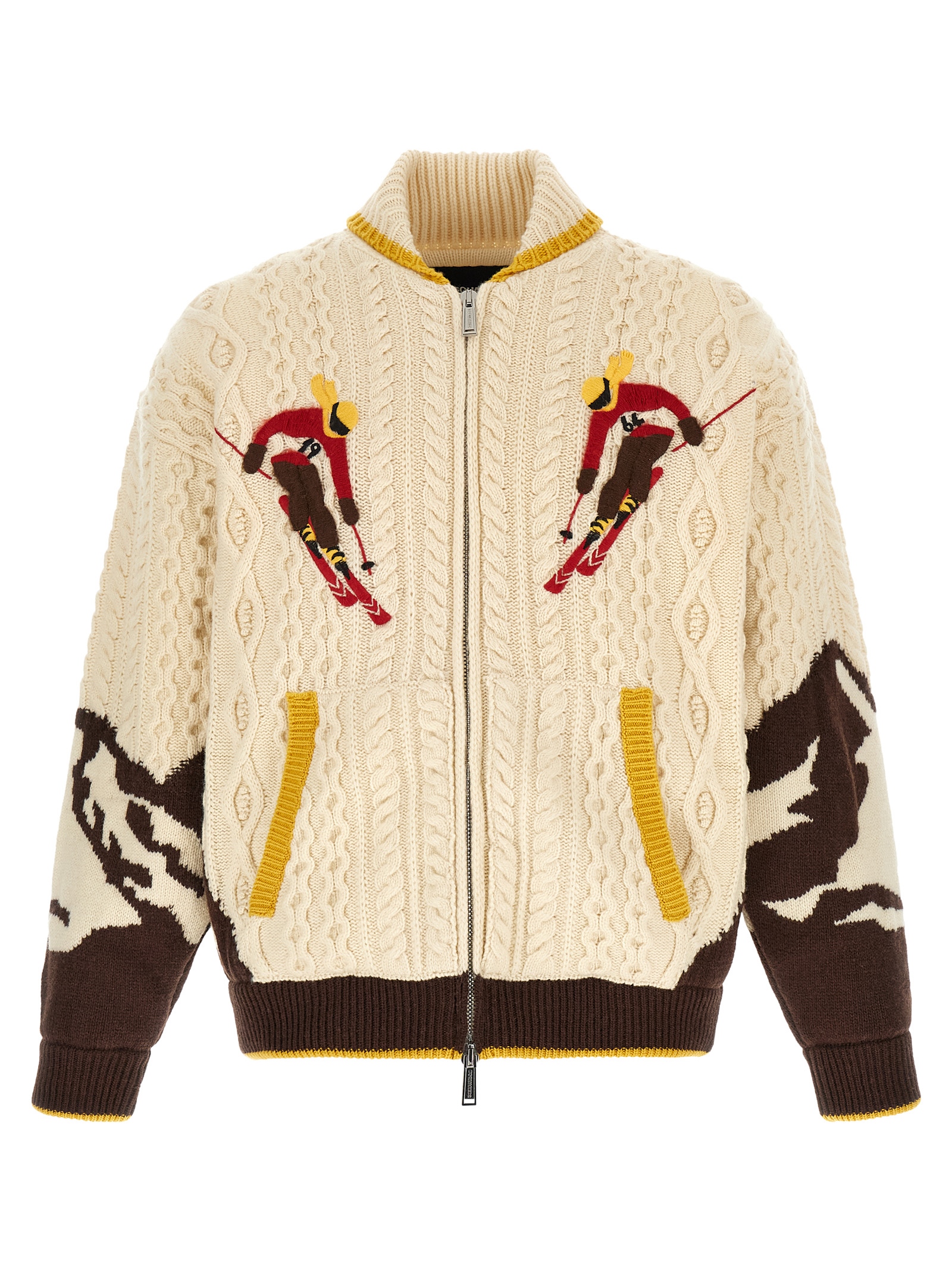 Multicolor Wool Cardigan