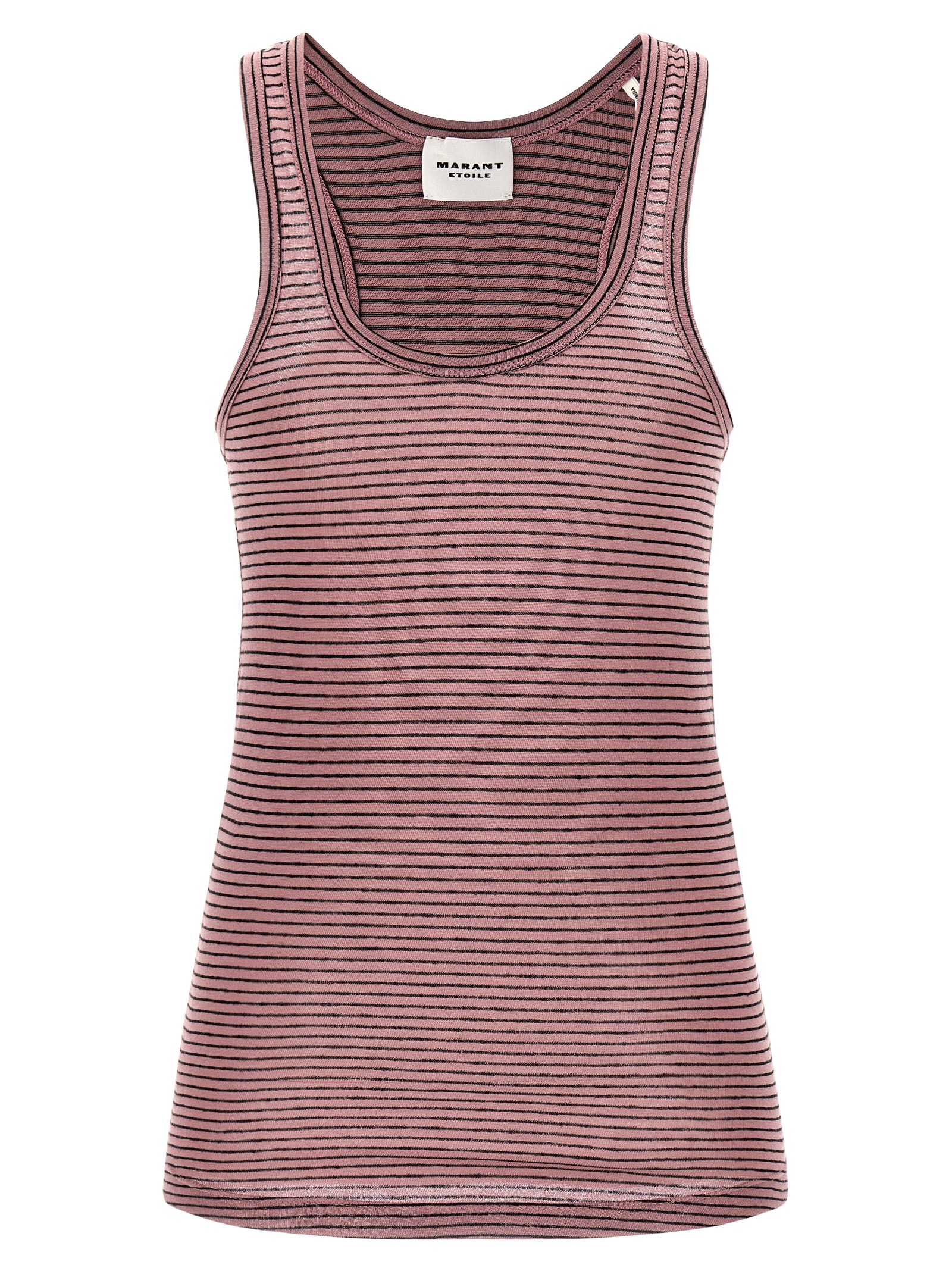 Multicolor Cotton Sleeveles T-Shirt