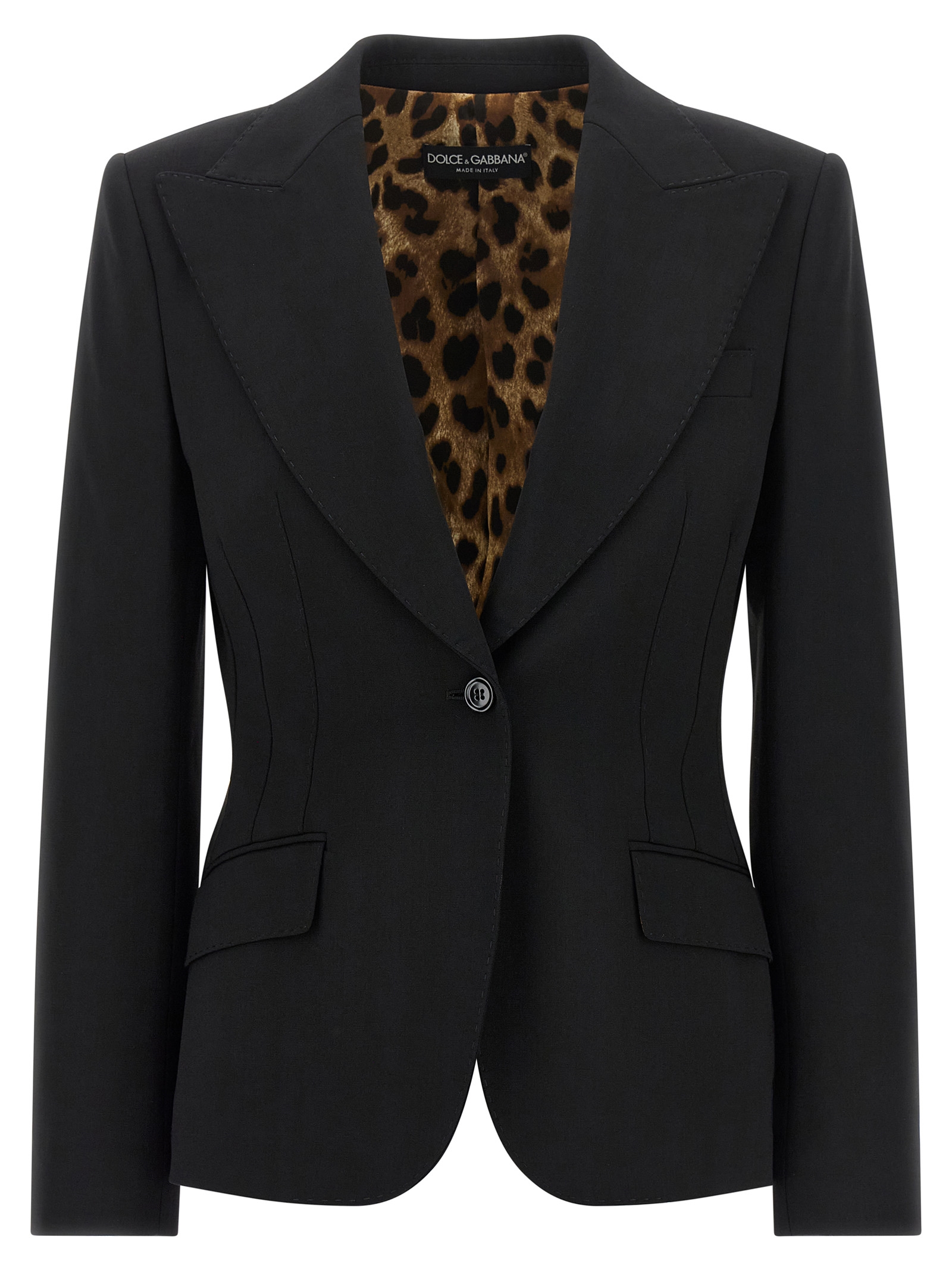 Black Virgin Wool Blazer