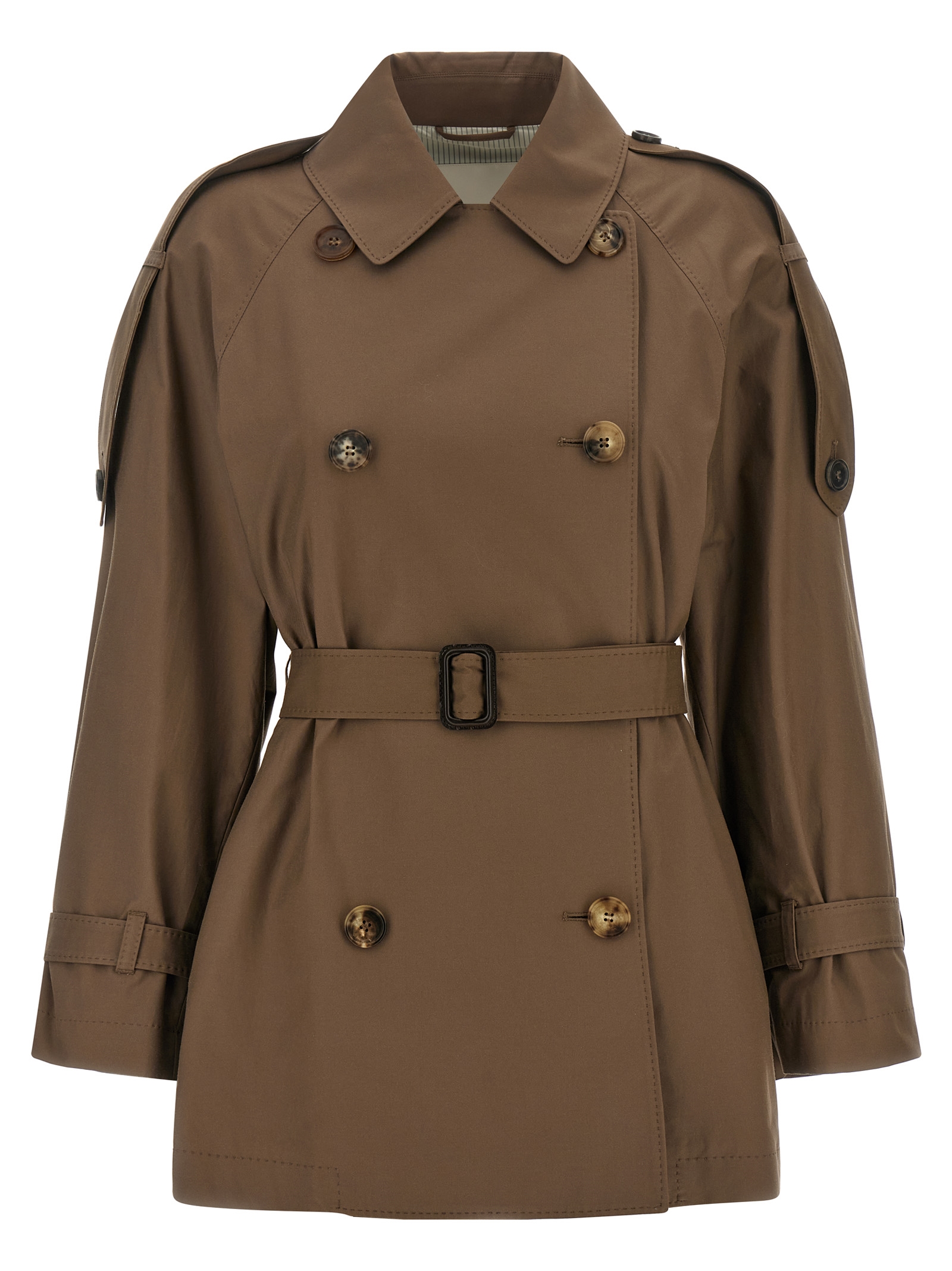 Brown Cotton Coat
