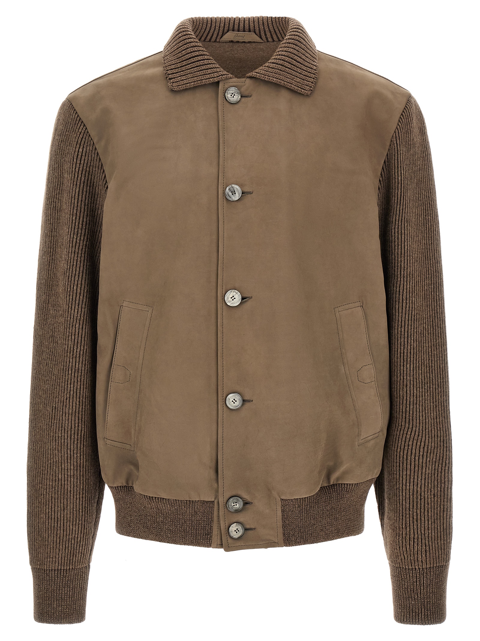 Brown Calfskin Leather Jacket
