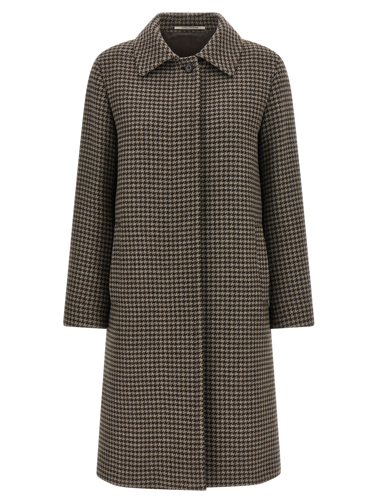 Brown Virgin Wool Coat