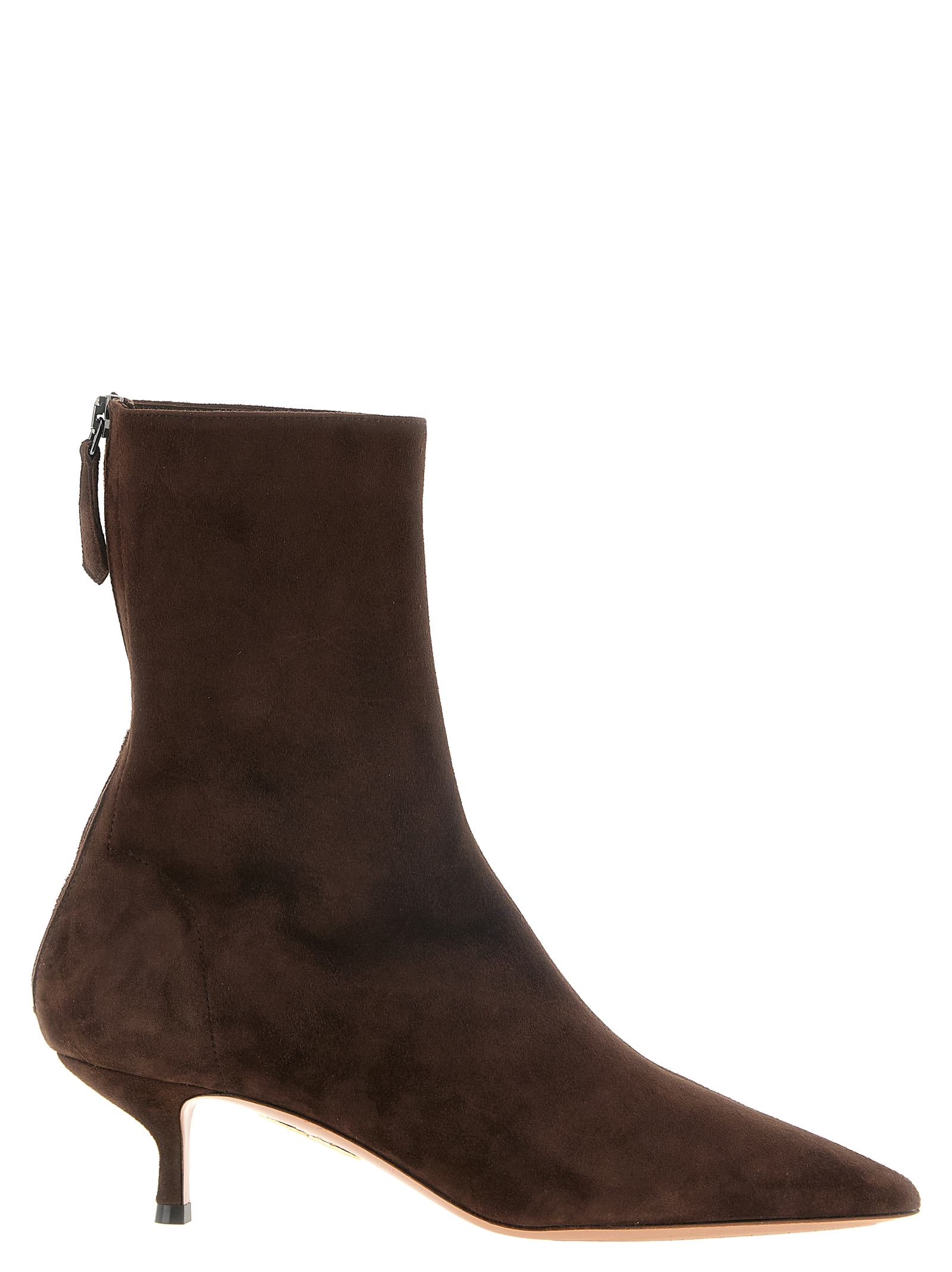 Brown Calfskin Ankle Boots