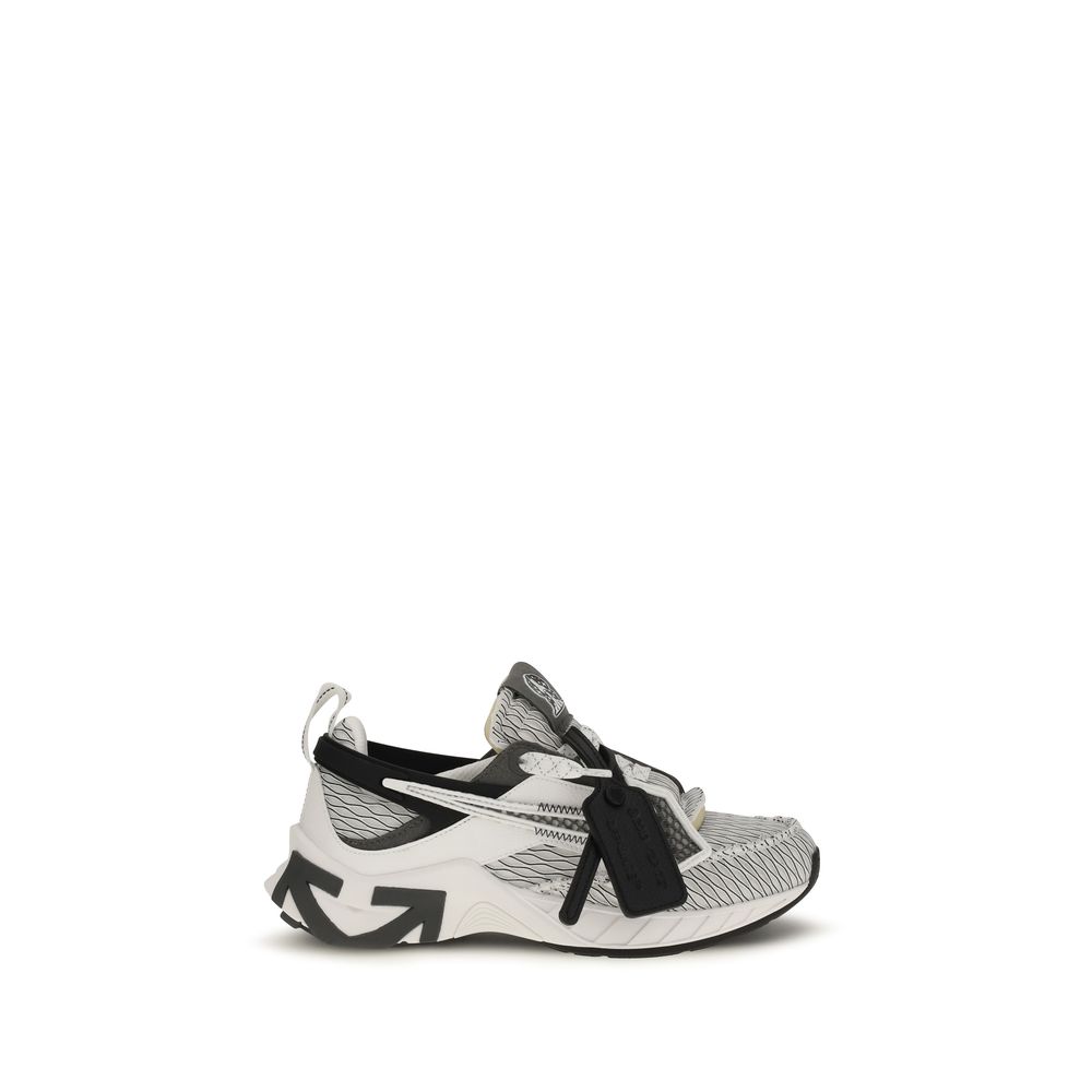 Gray Fabric Athletic Sneakers