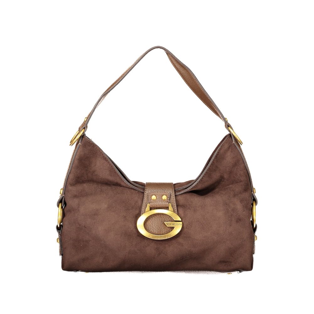 Guess Jeans Brown Polyester Women's Women's Bag