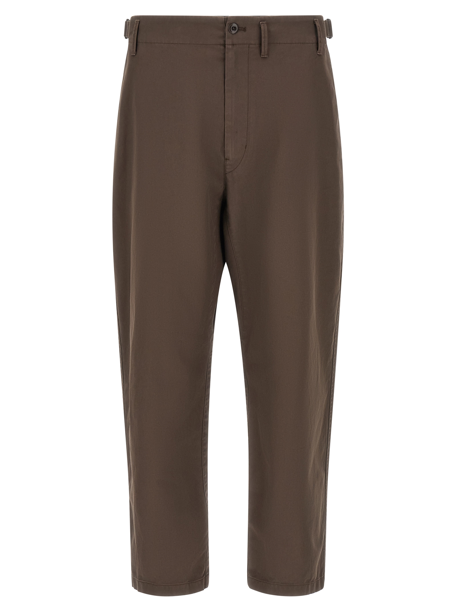 Brown Cotton Pants