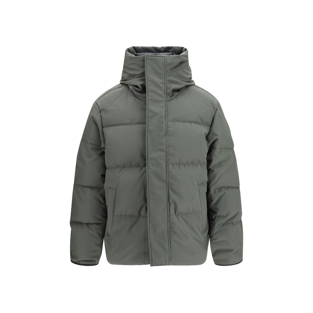 Bicolor Polyester Parka