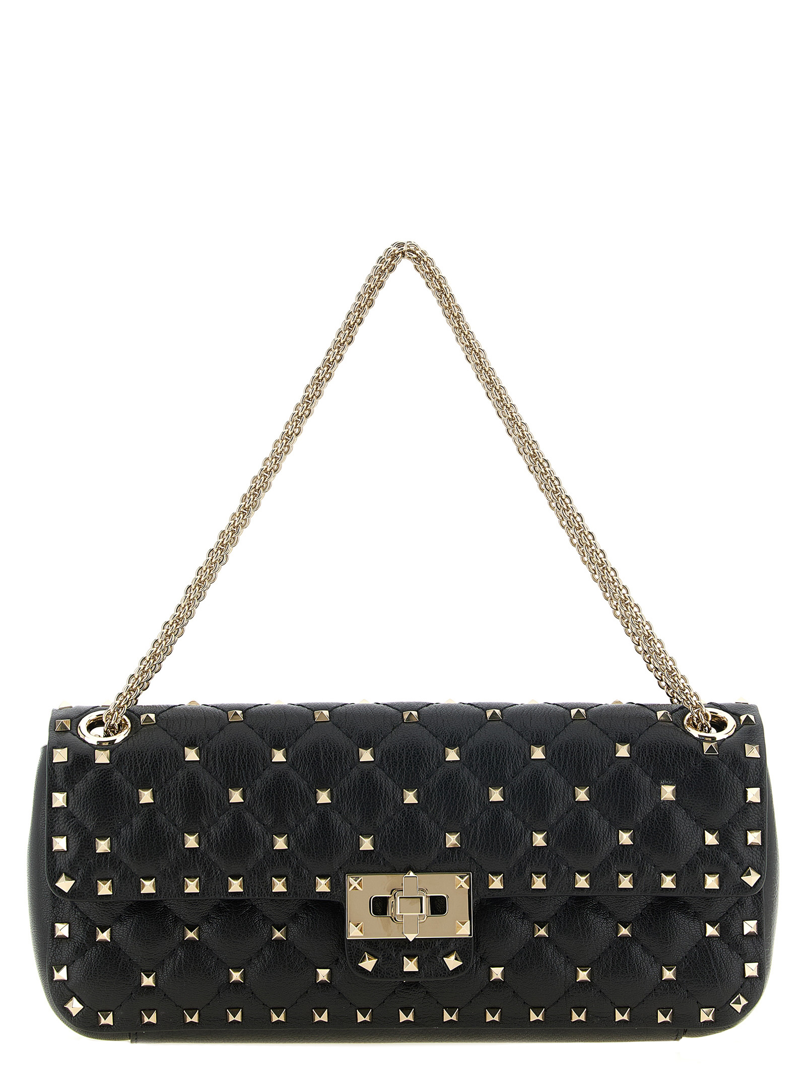 Black Goatskin Shoulder Bag
