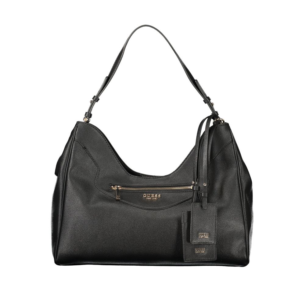 Guess Jeans Black Polyurethane Women's Women's Bag