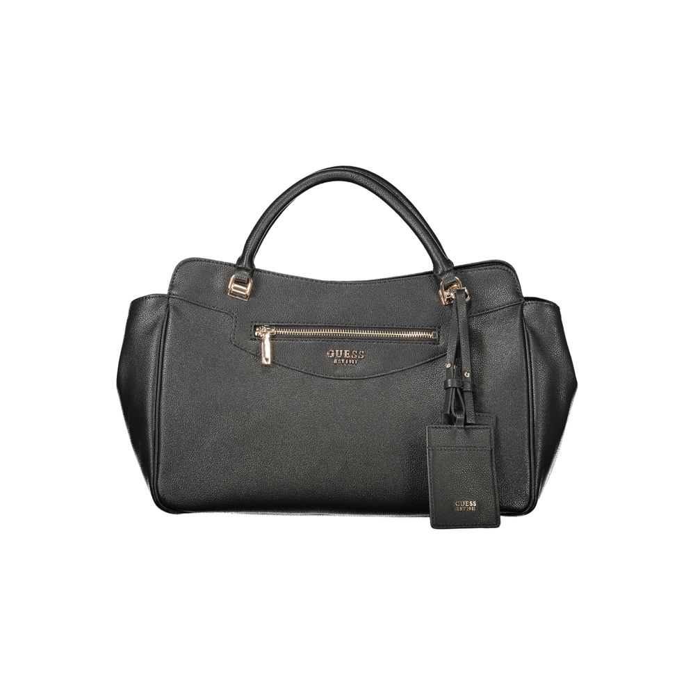 Guess Jeans Black Polyurethane Women's Women's Bag