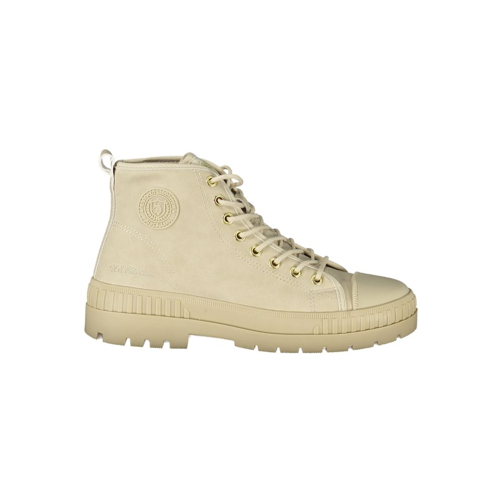 U.S. POLO ASSN. Beige Polyurethane Women's Boot - EU38/US8