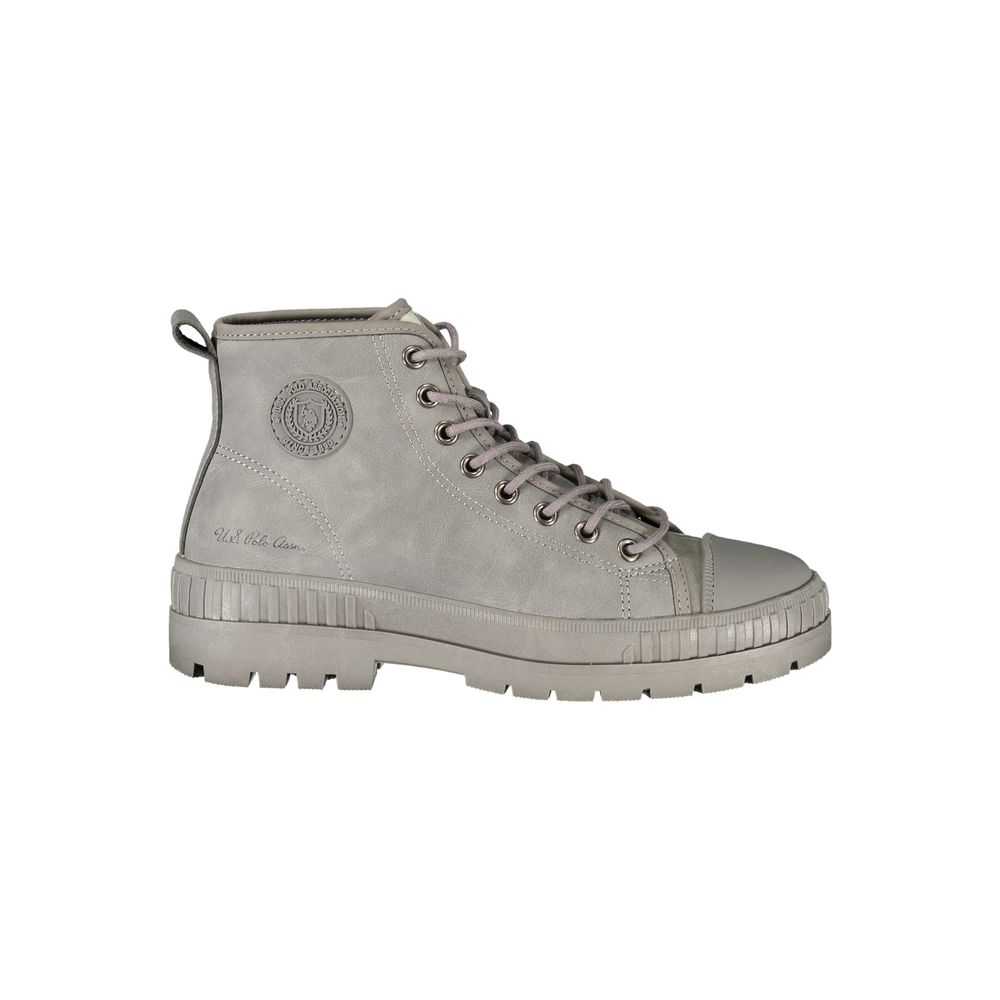 U.S. POLO ASSN. Gray Polyurethane Women's Boot - EU38/US8