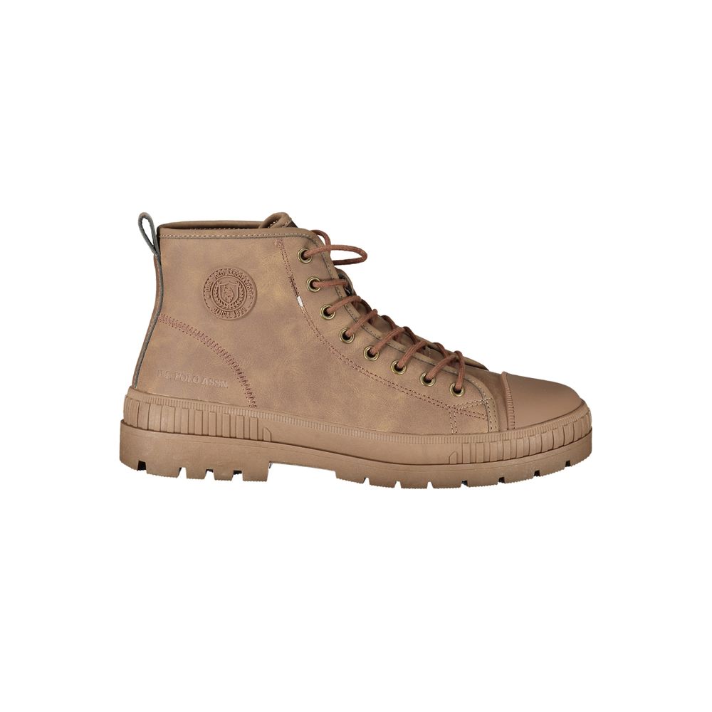 U.S. POLO ASSN. Brown Polyurethane Men's Boot - EU46